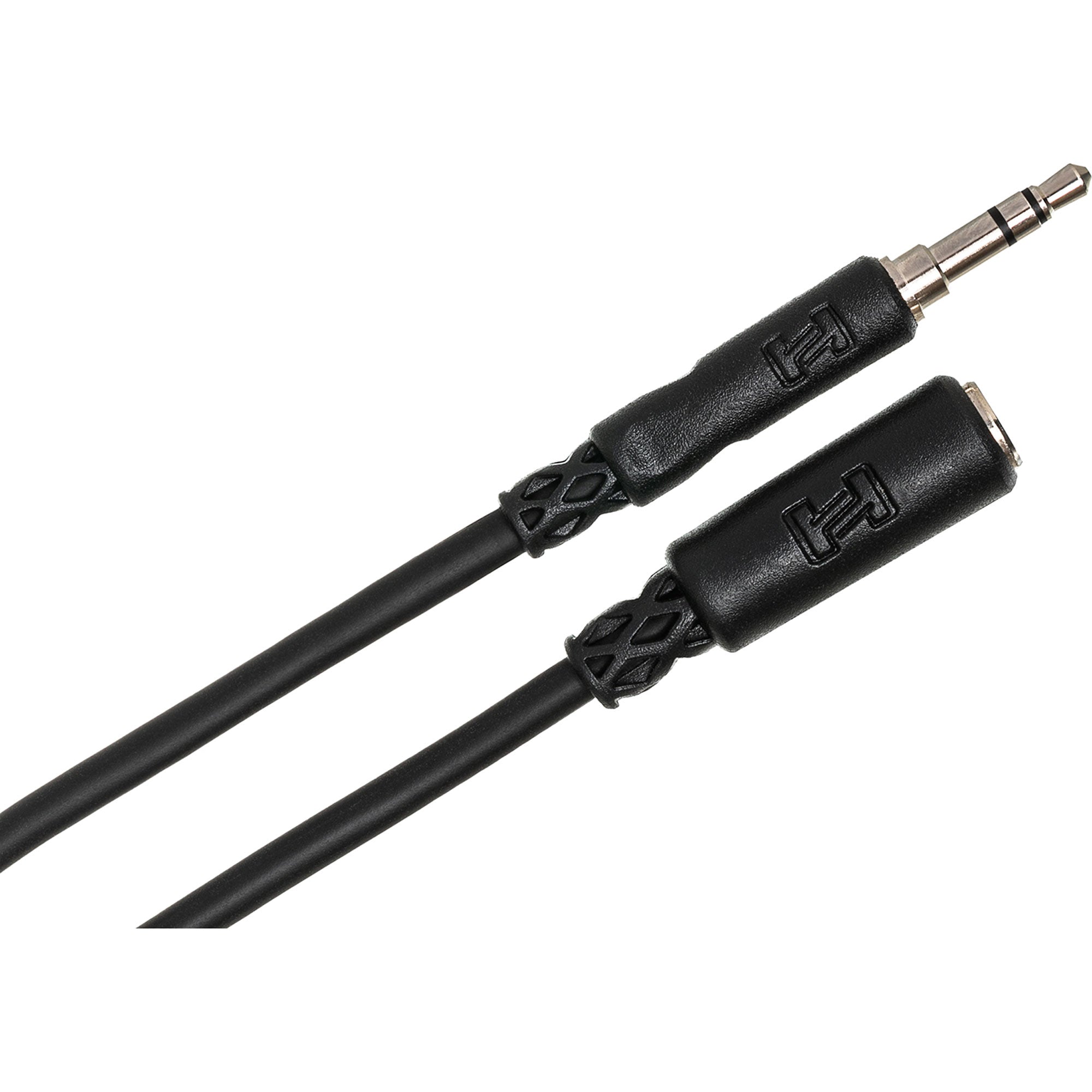 Hosa MHE-102 3.5mm TRS Male to Female Headphone Extension Cable (2')