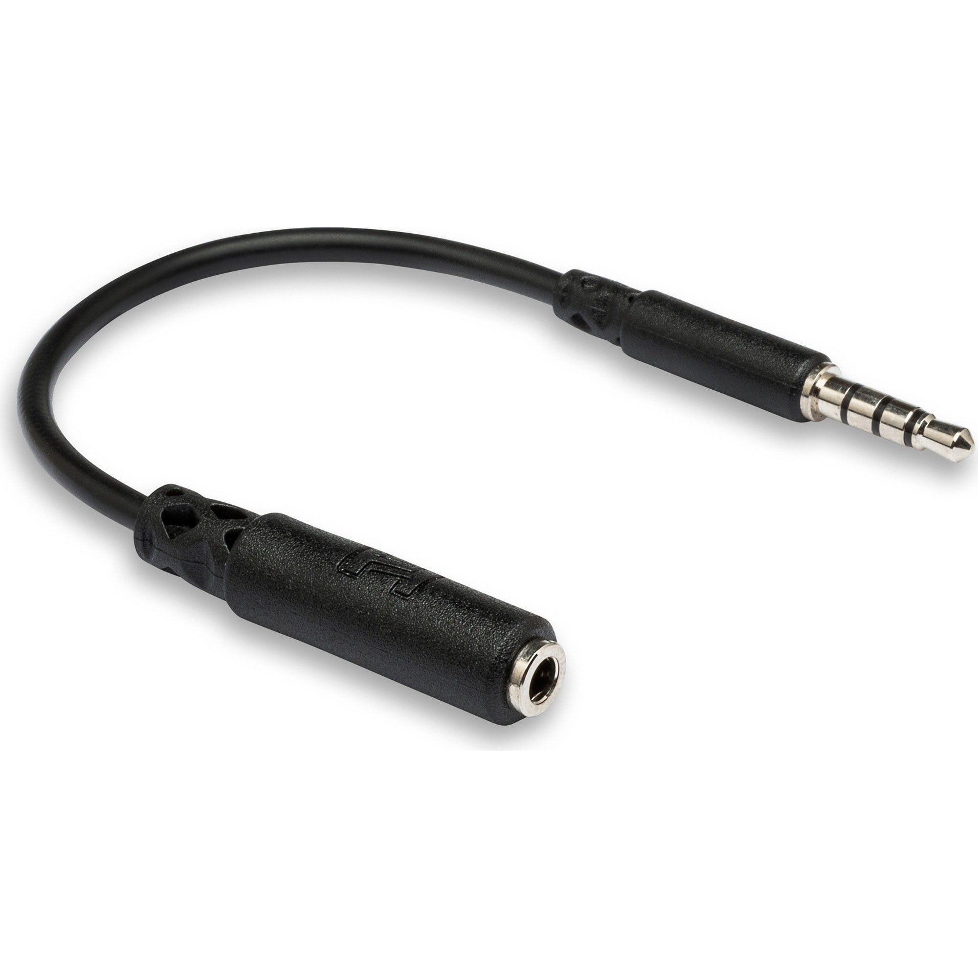 Hosa MHE-158 3.5mm TRRS Female to Slim 3.5mm TRRS Male Headphone Adapter