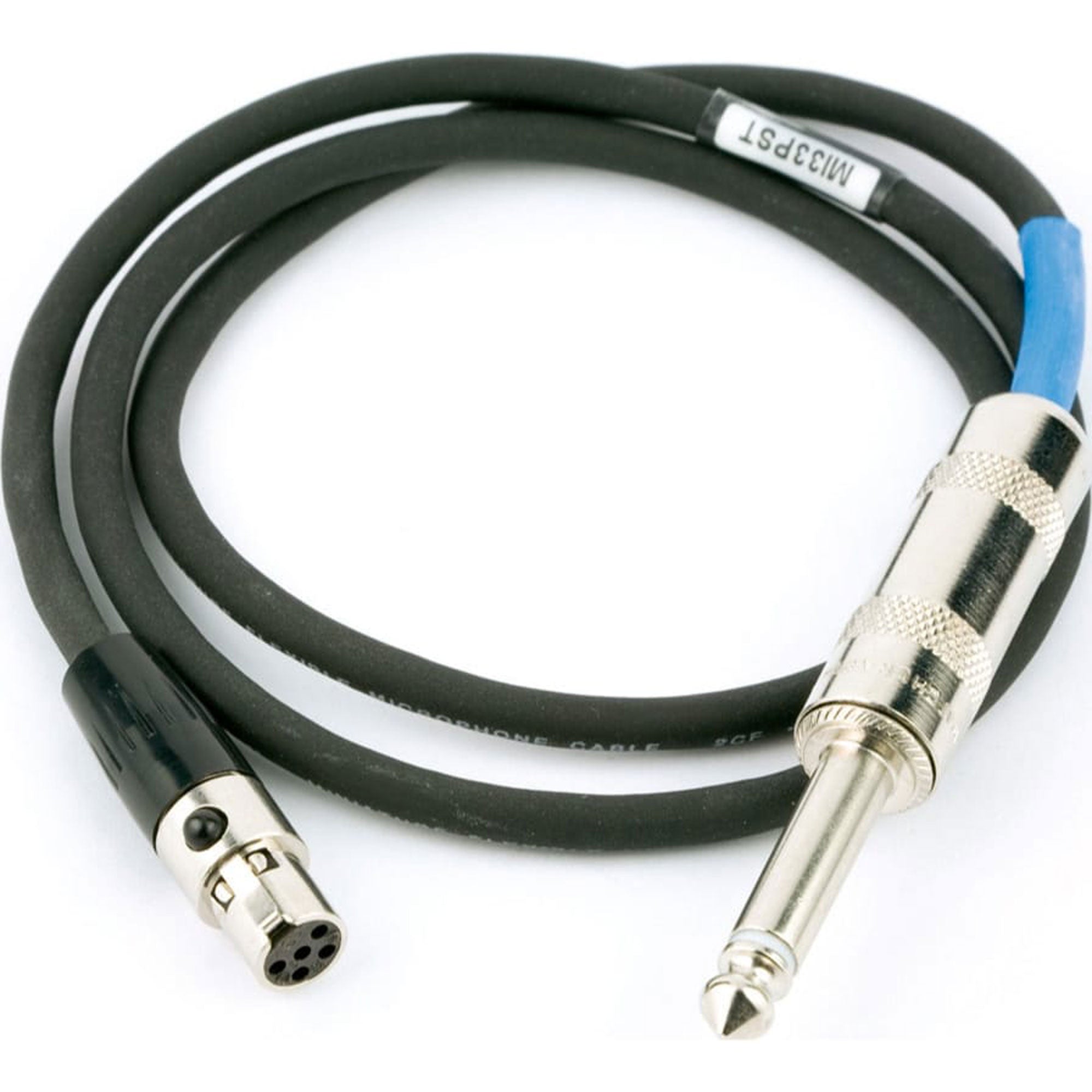 Lectrosonics MI33PST Musical Instrument Cable, 1/4" Straight Phone Plug to TA5F