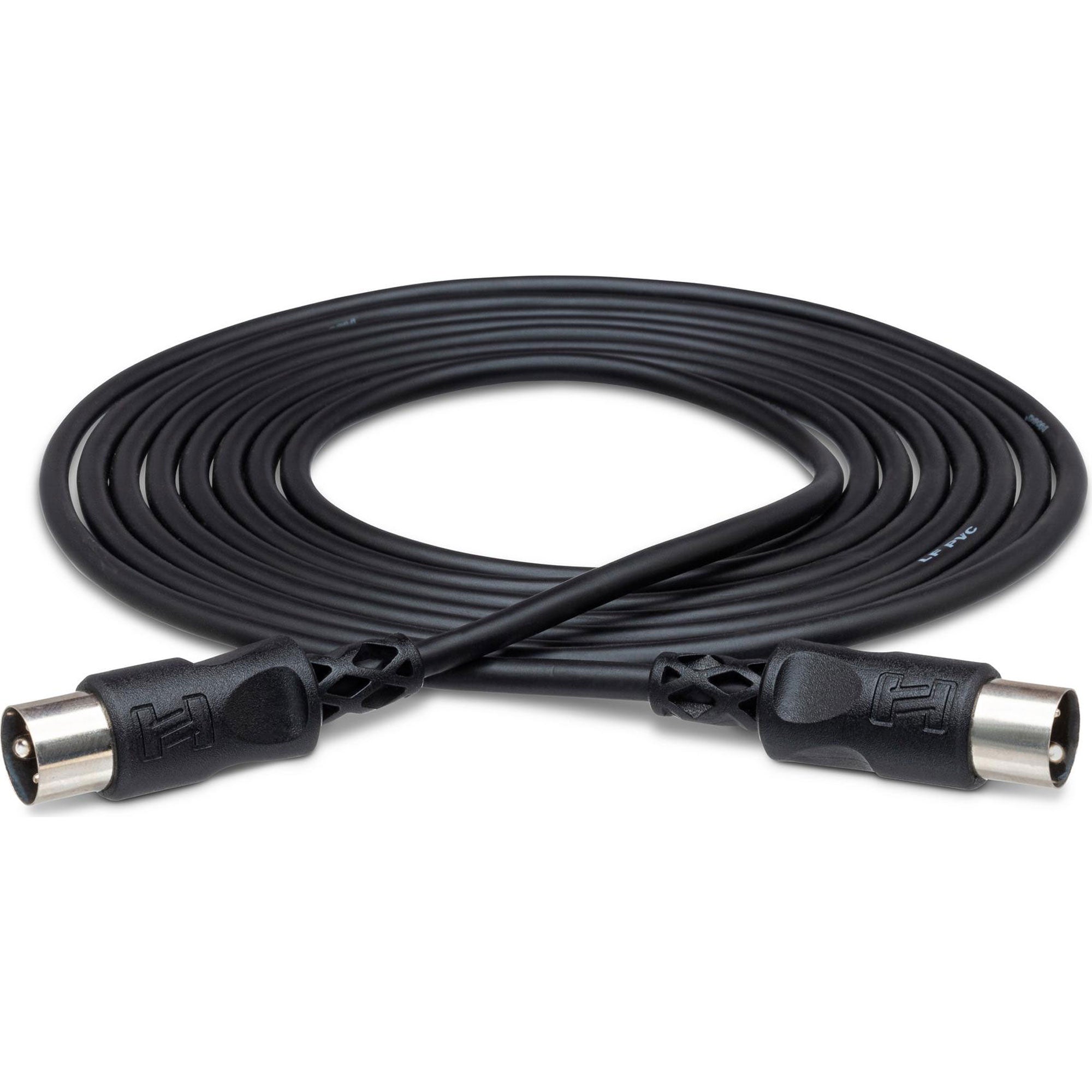 Hosa MID-301BK MIDI Cable (1', Black)