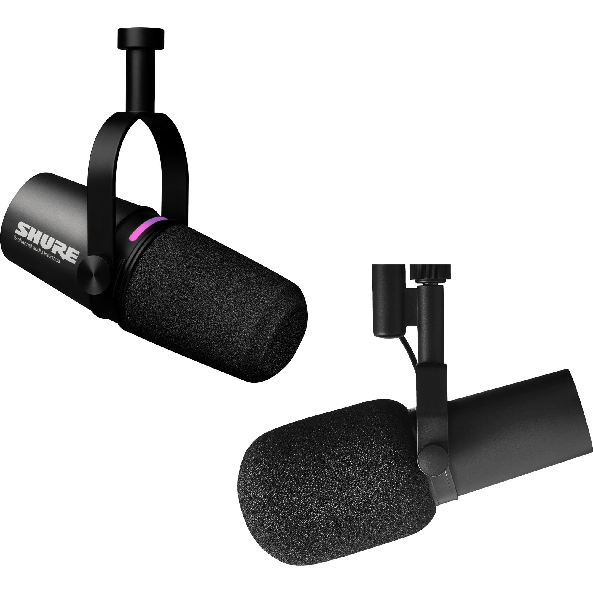 Shure MV7i + SM7B Pro Podcast Kit with Two Microphones