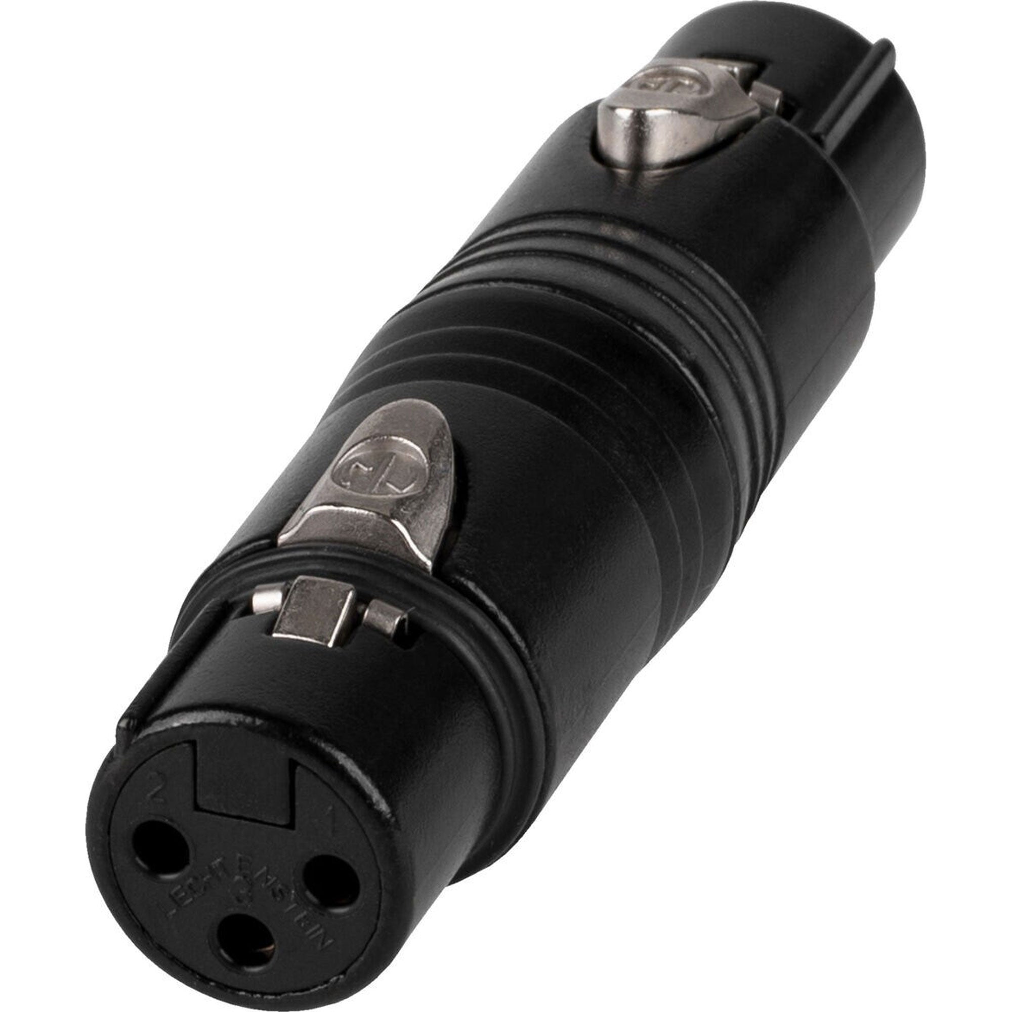 Neutrik NA3FF-B 3-Pin XLR Female to 3-Pin XLR Female Adapter (Black)