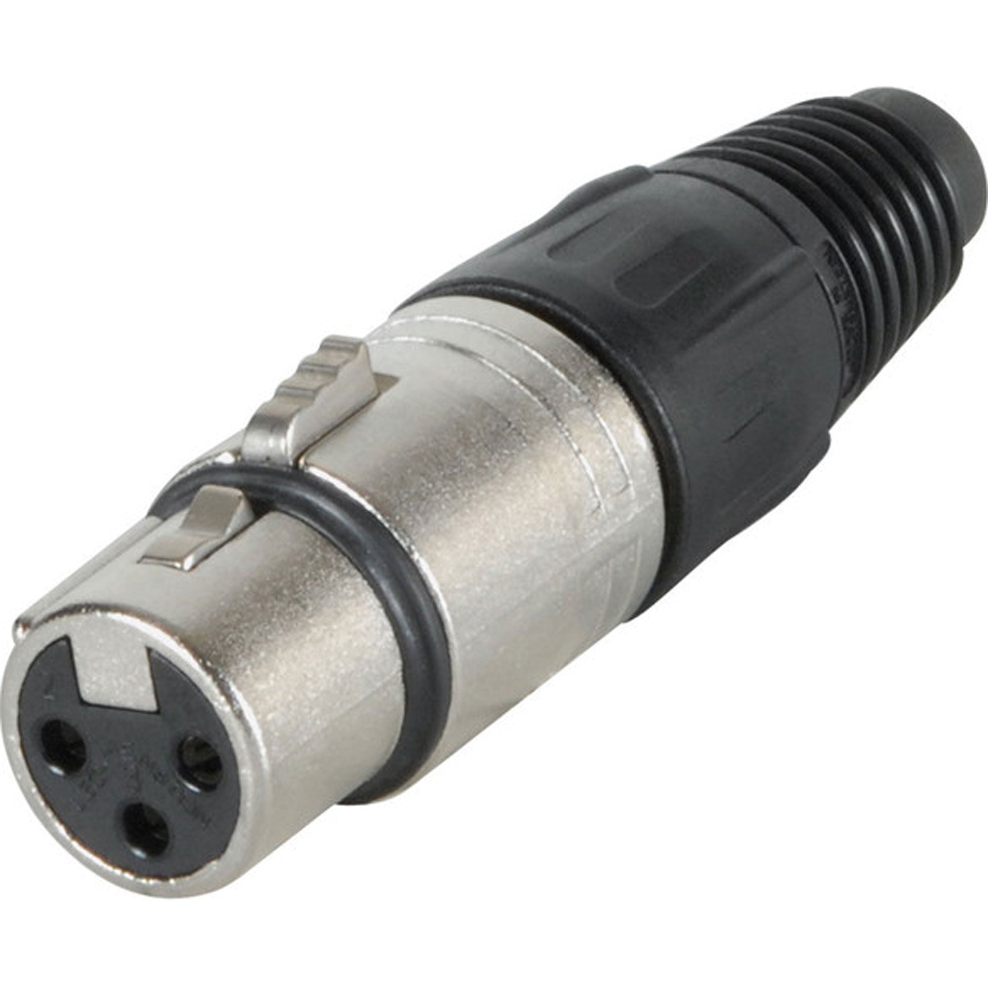 CLEARANCE Neutrik NC3FX Female 3-Pin XLR Cable Connector (Nickel/Silver, While Supplies Last)