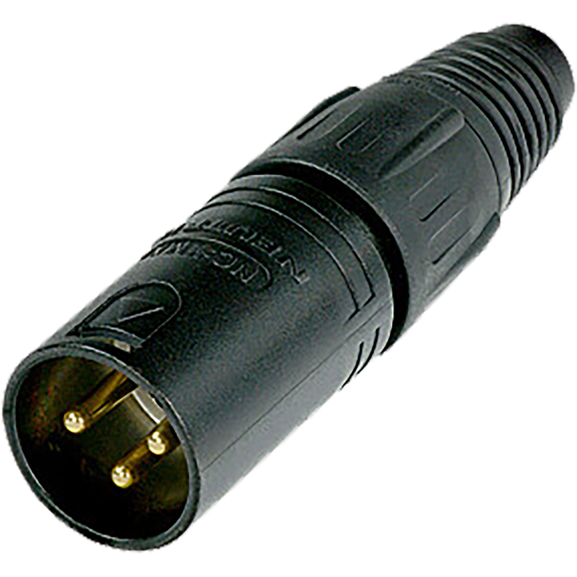 Neutrik XLR Connectors 3-Pin Male and Female Set X Series (Black/Gold)