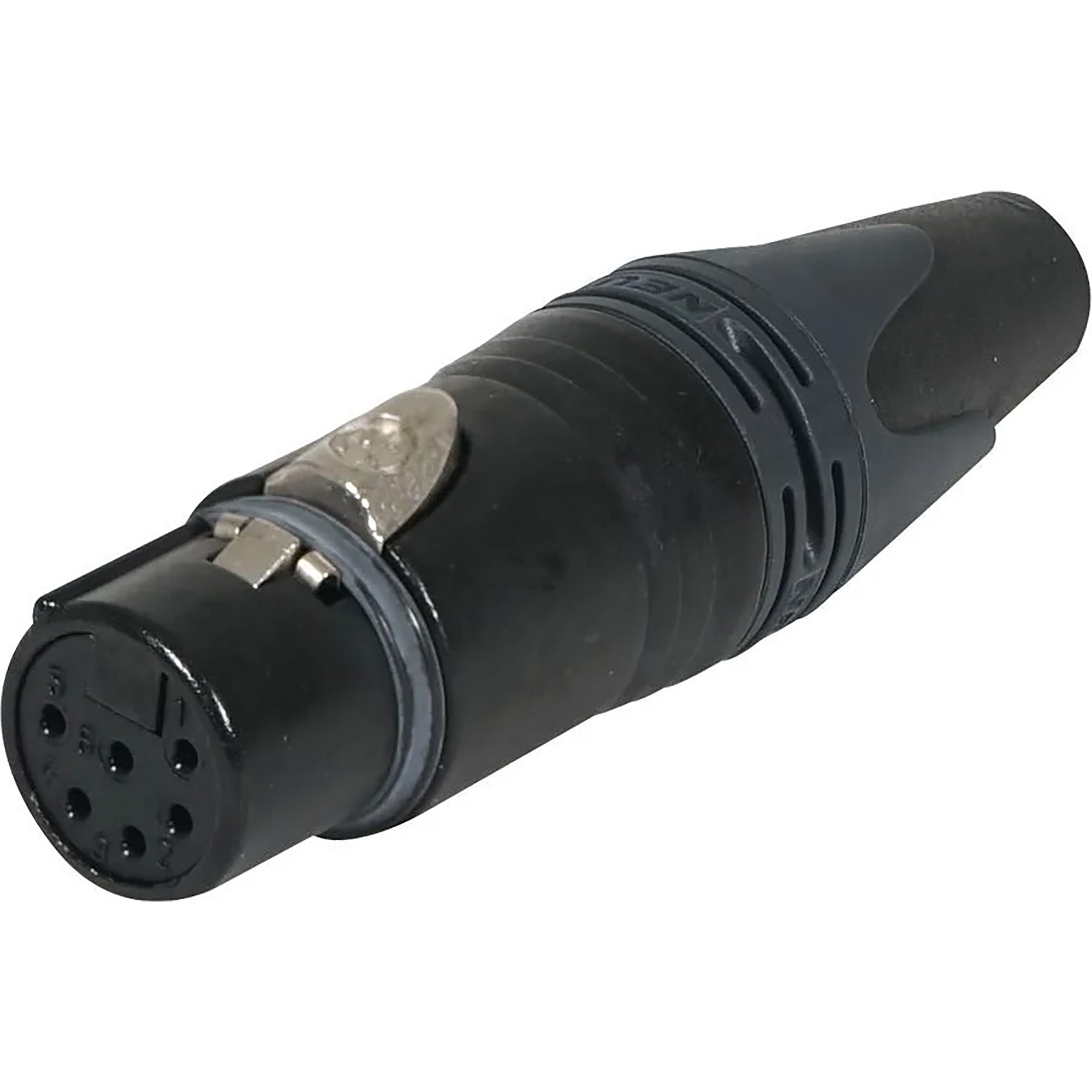 Neutrik NC6FXX-BAG Female 6-Pin XLR Cable Connector (Black/Silver)