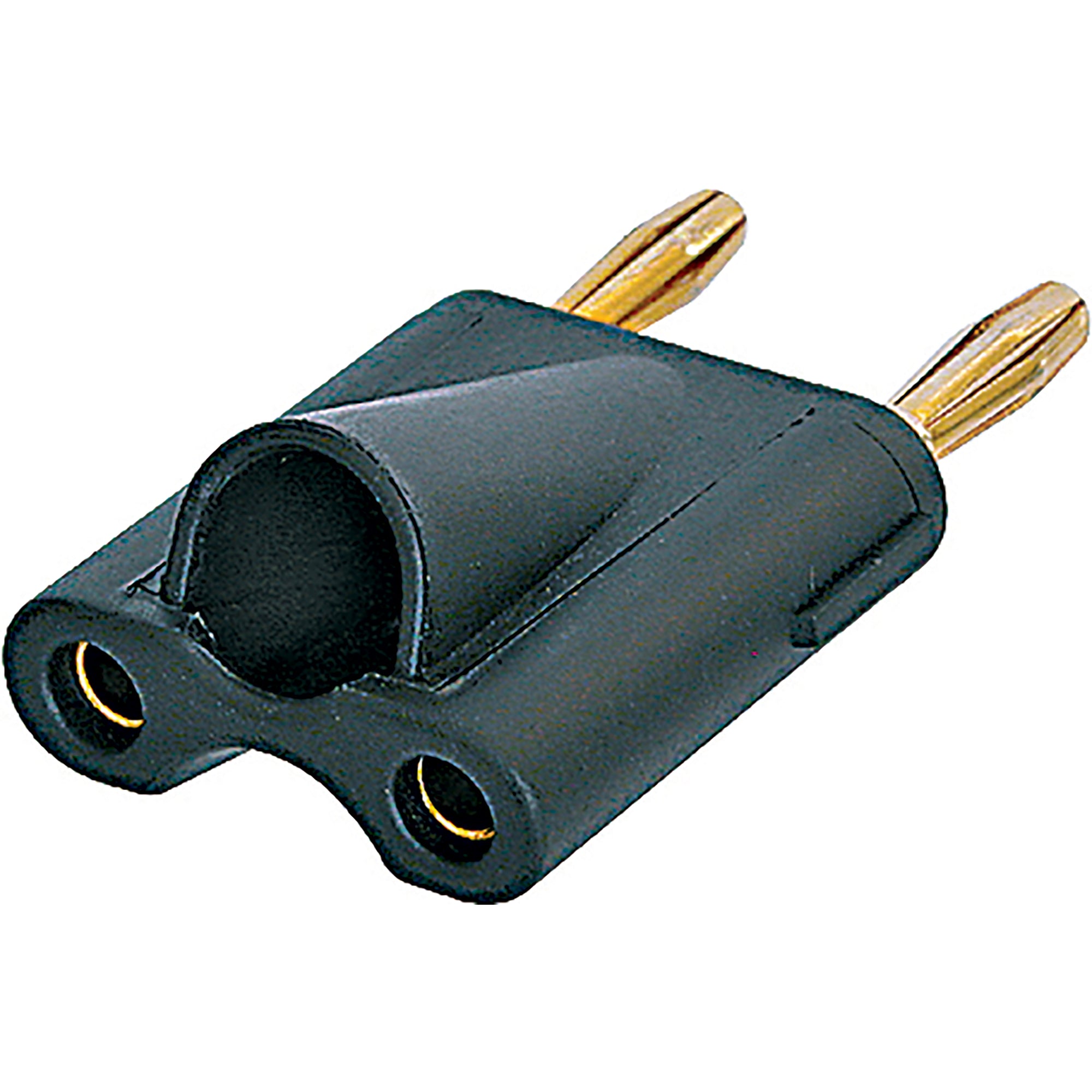 Neutrik Rean NYS508-B Dual Banana Plug (Black/Gold, Box of 50)