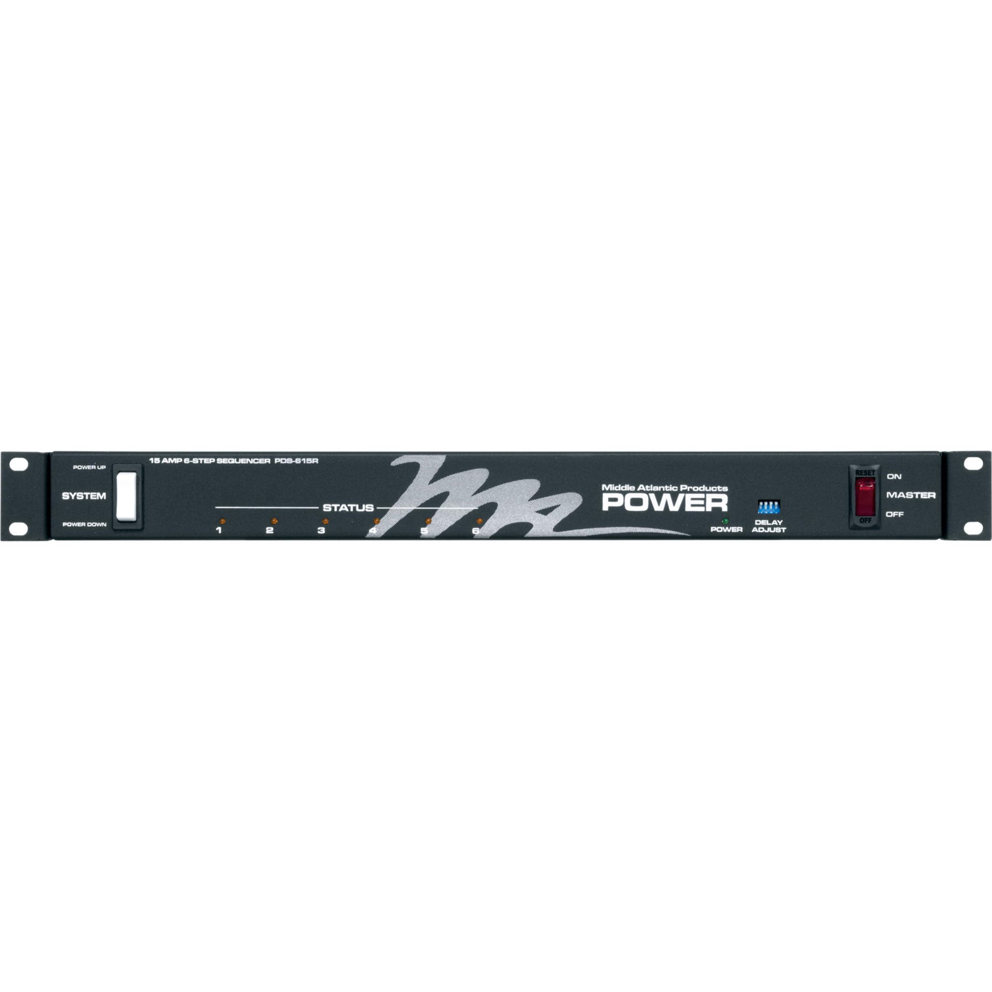 Middle Atlantic PDS-615R Rackmount Power Sequencer (6-Outlet, 15 Amp)