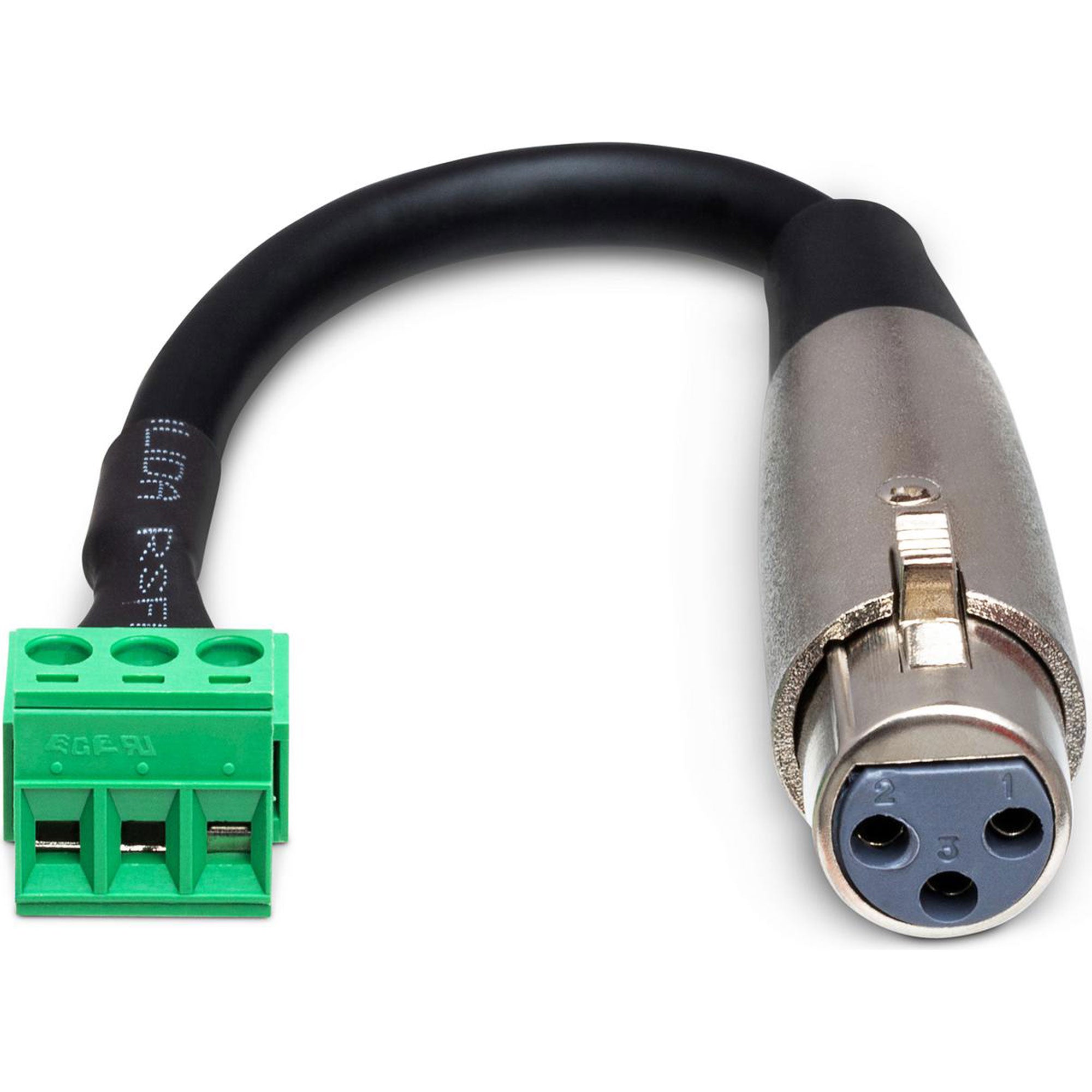 Hosa PHX-106F Phoenix 3-Pin Male to XLR Female Adapter Cable