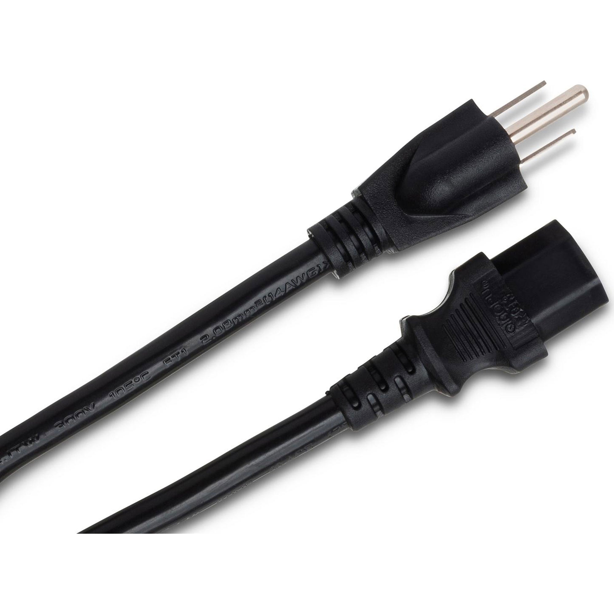 Hosa PWC-415 Power Cord 14 AWG, IEC C13 to NEMA 5-15P (15')