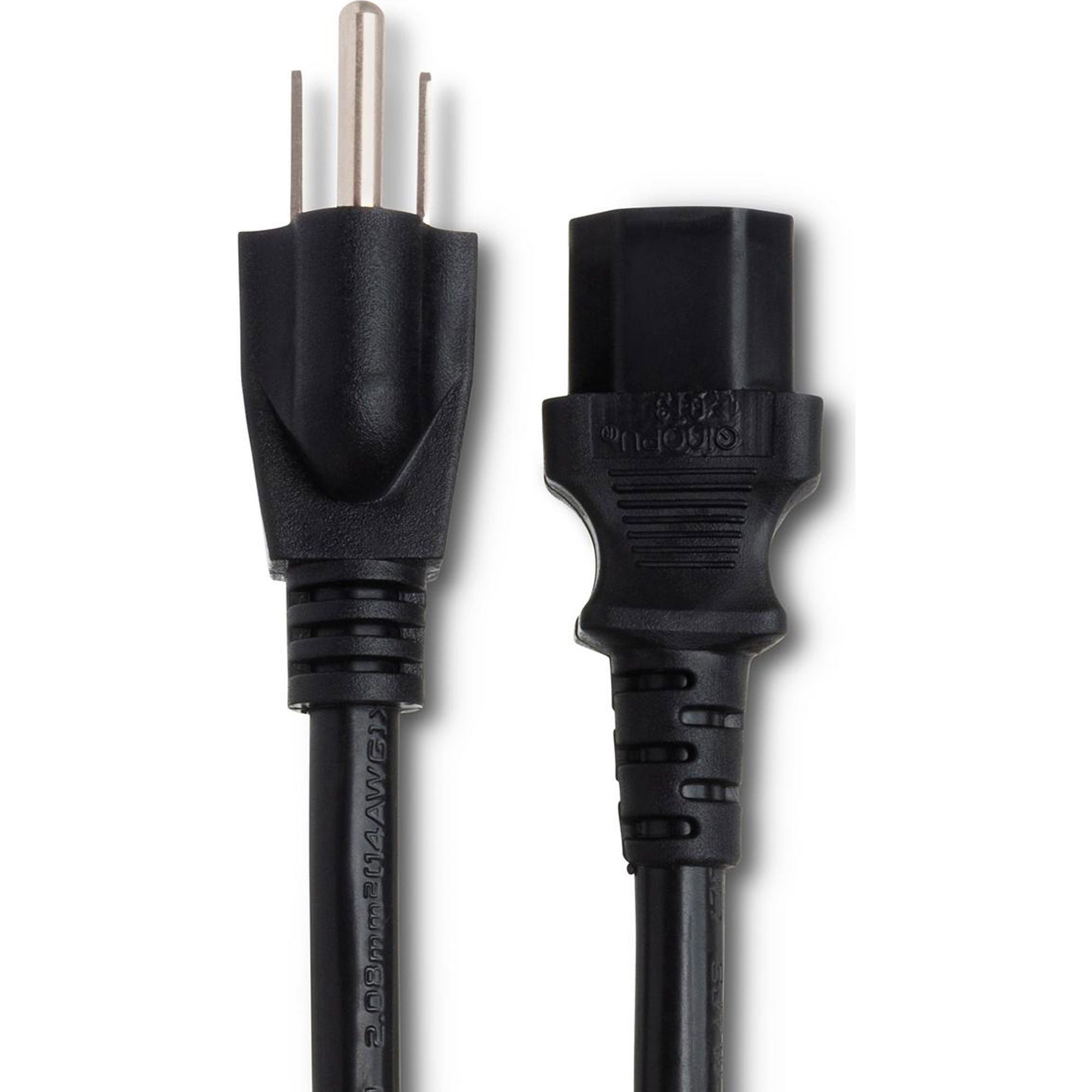 Hosa PWC-415 Power Cord 14 AWG, IEC C13 to NEMA 5-15P (15')