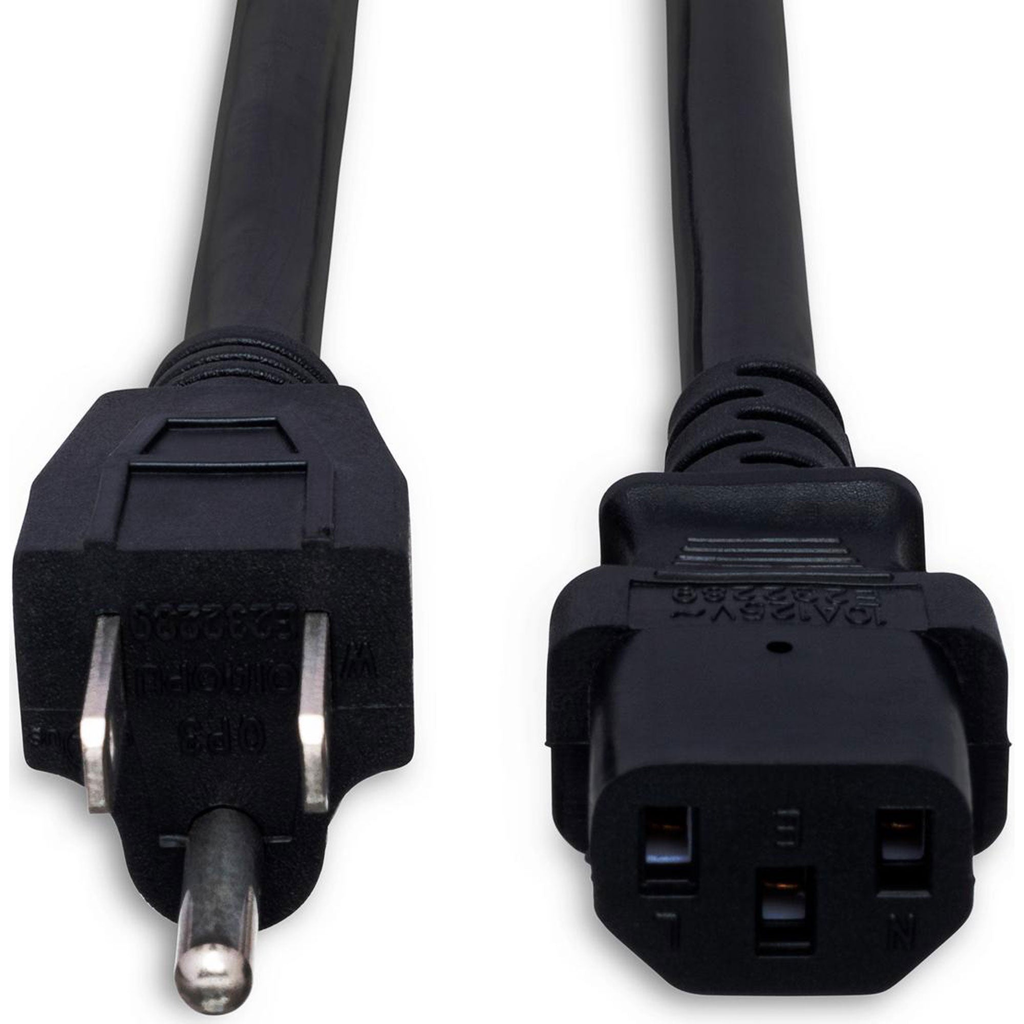 Hosa PWC-415 Power Cord 14 AWG, IEC C13 to NEMA 5-15P (15')