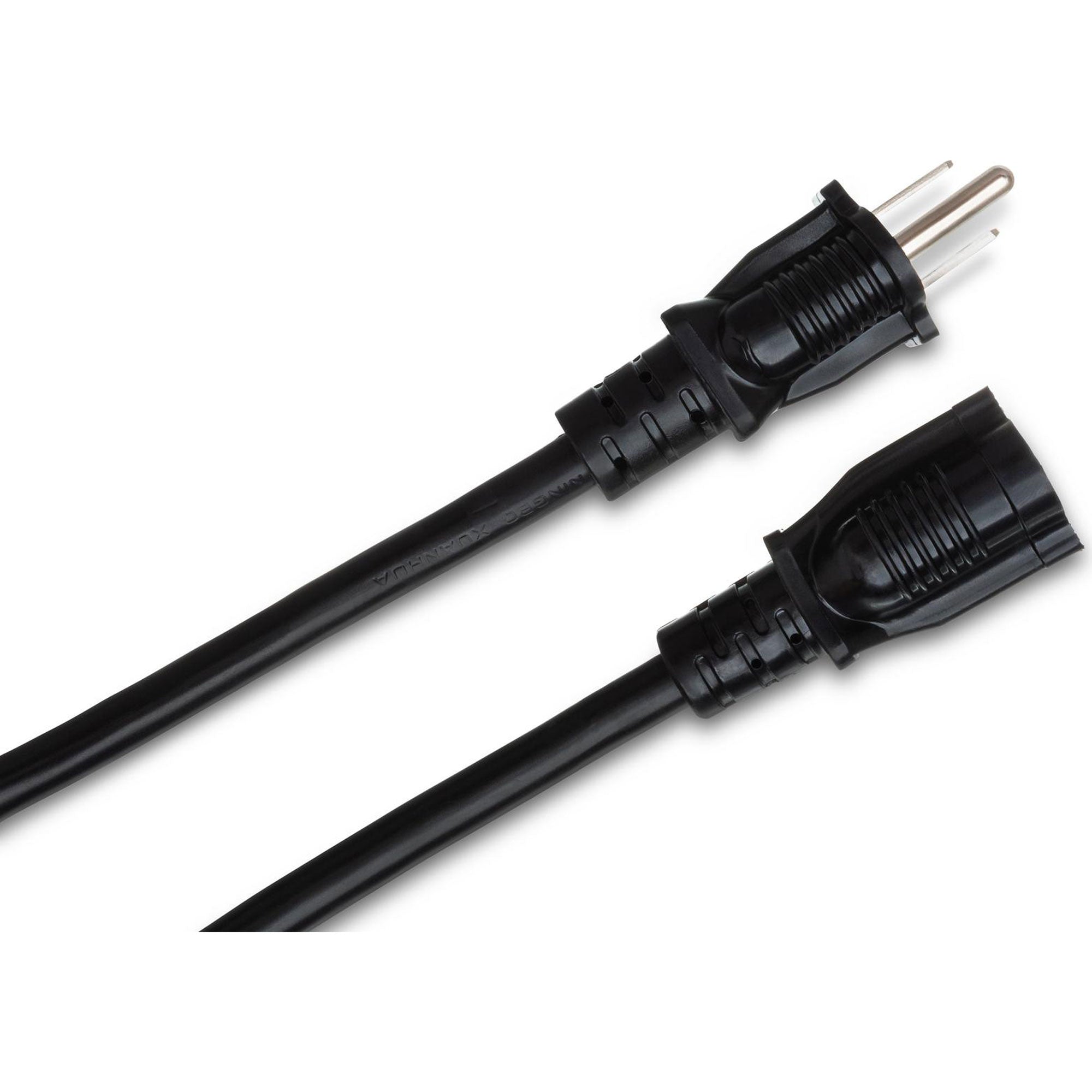 Hosa PWX-401.5 Power Extension Cord NEMA 5-15R to NEMA 5-15P, 14 AWG (1.5')