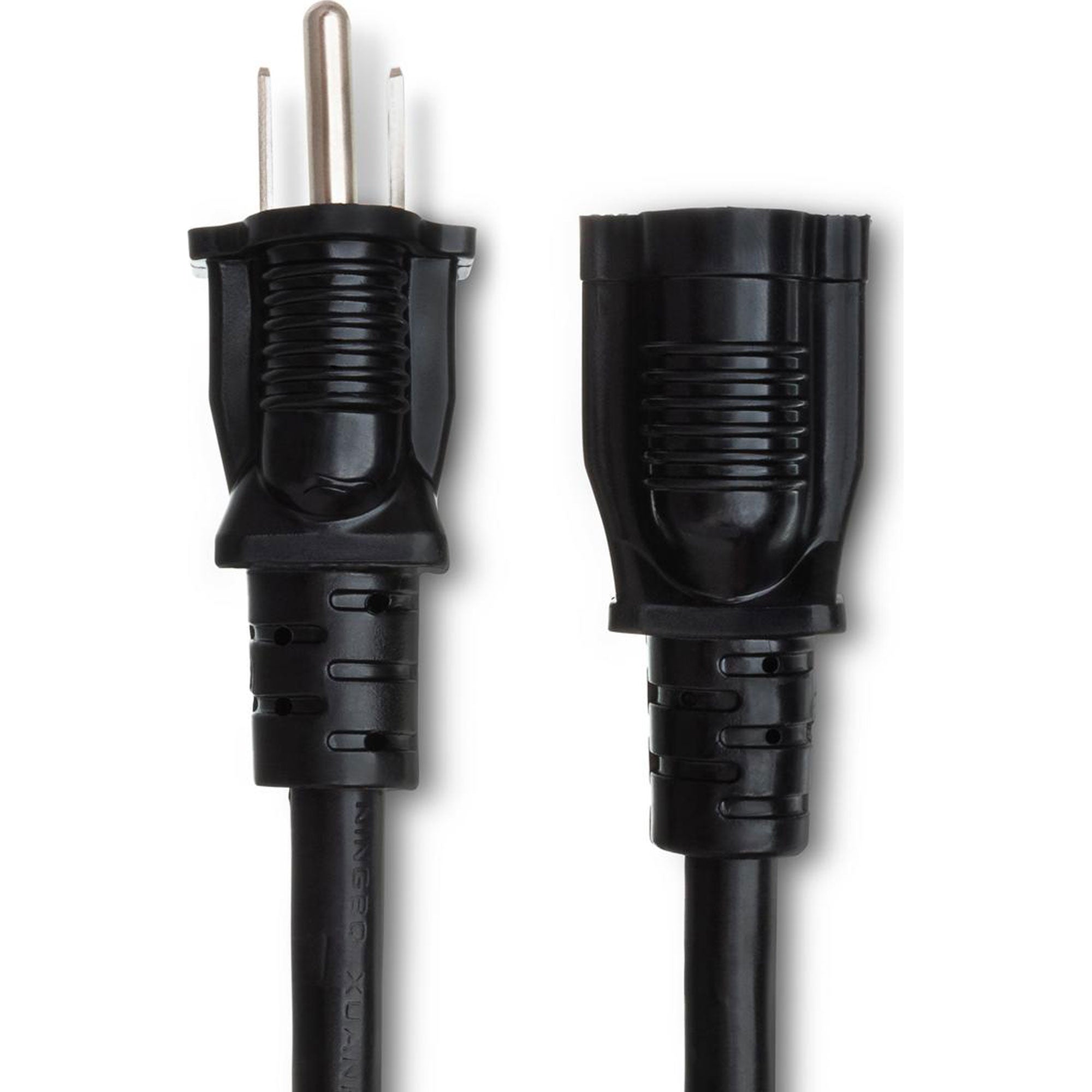 Hosa PWX-401.5 Power Extension Cord NEMA 5-15R to NEMA 5-15P, 14 AWG (1.5')