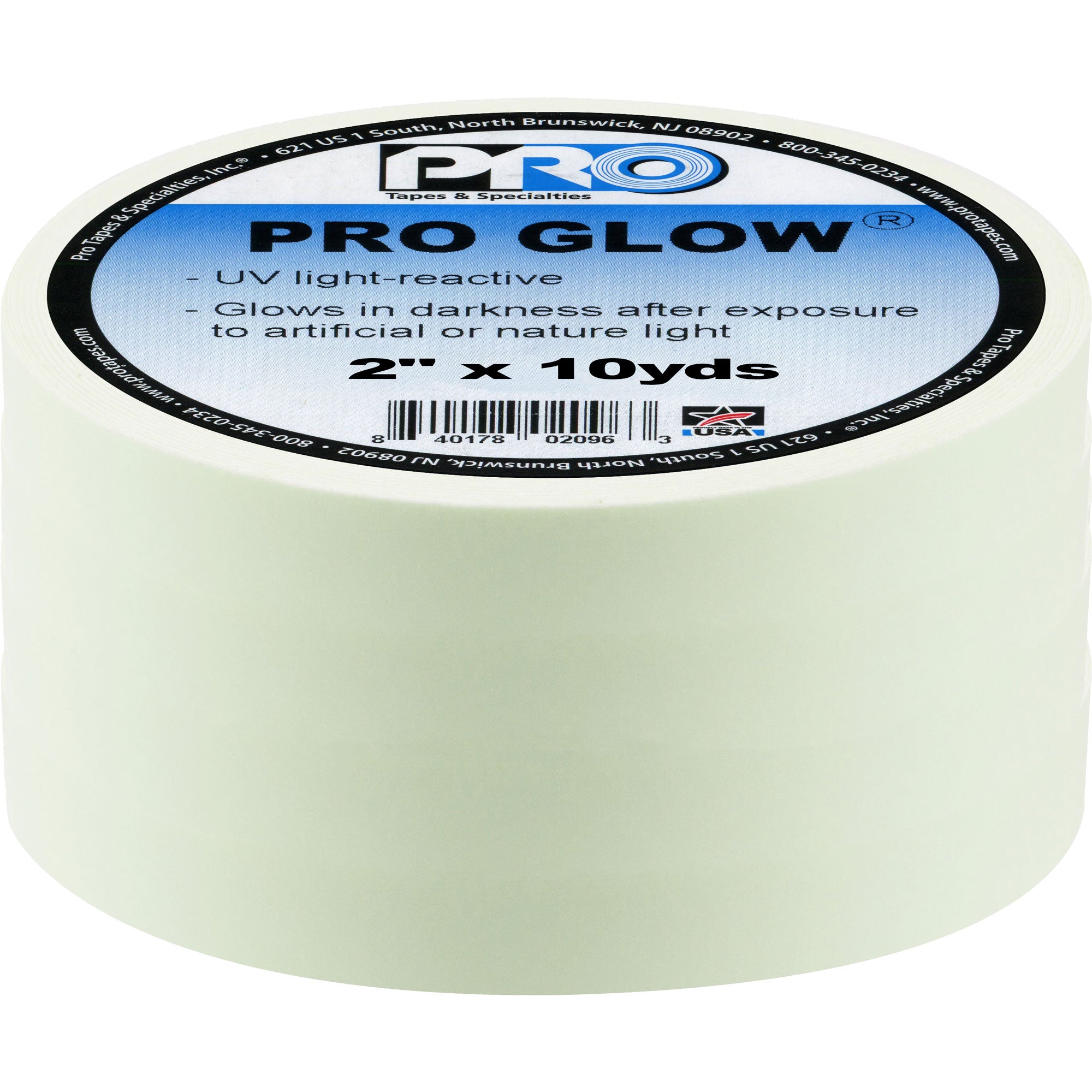 ProTapes Pro Glow - Glow in the Dark Tape 2" x 10yds