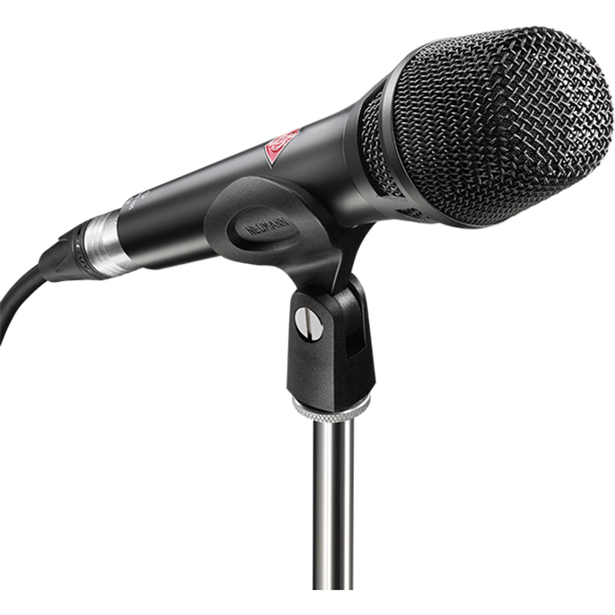 Neumann KMS 105 Supercardioid Condenser Handheld Microphone with FREE 20' XLR Cable (Black)