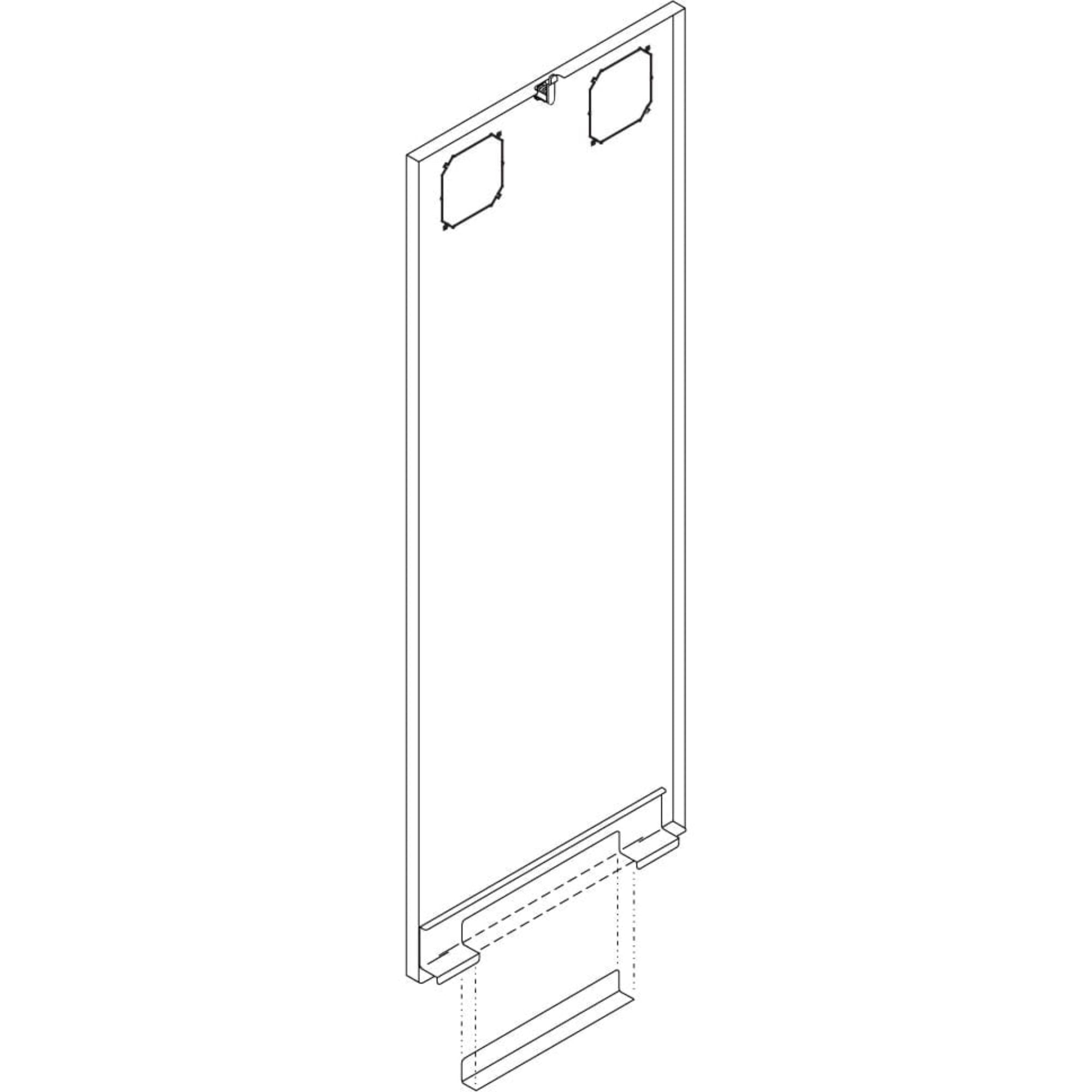 Middle Atlantic RAP21 Rear Access Panel for SLIM5 Racks (21 RU)