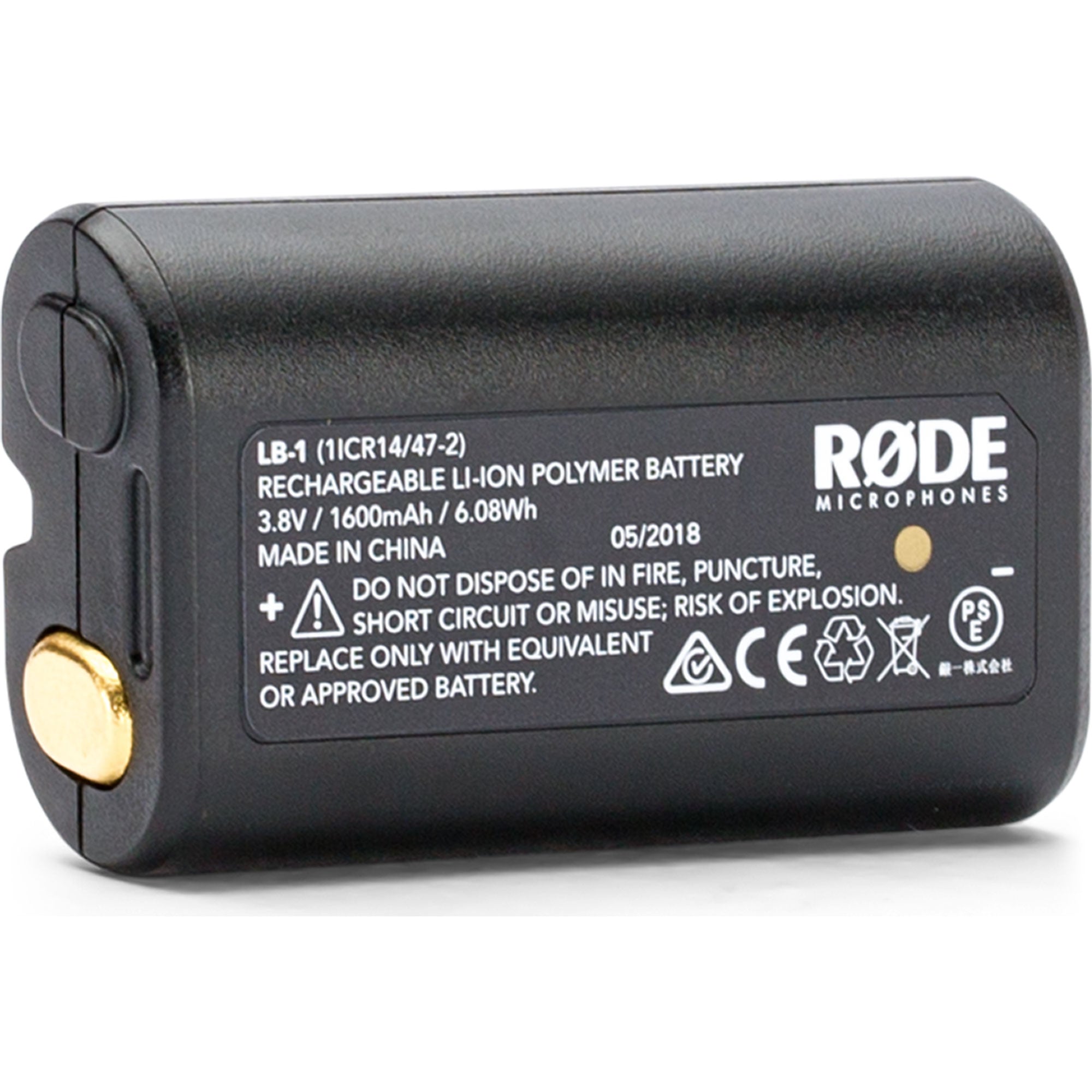 Rode LB-1 Rechargeable 1600mAh Lithium-Ion Battery for VMP+ and TX-M2