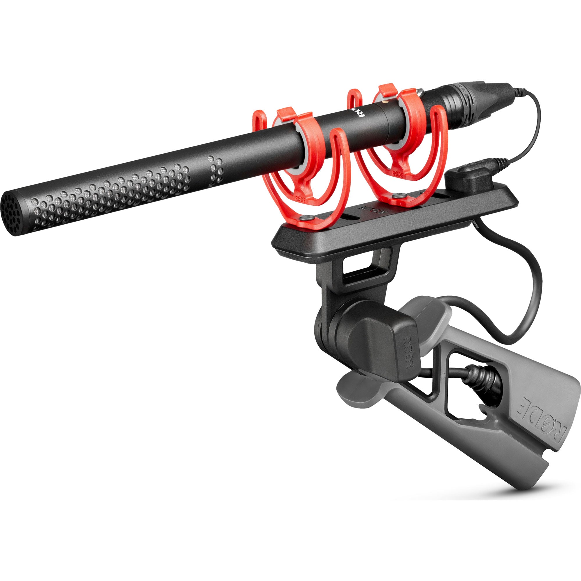 Rode NTG5 Moisture-Resistant Short Shotgun Microphone with Pistol Grip, Windshield and Accessories