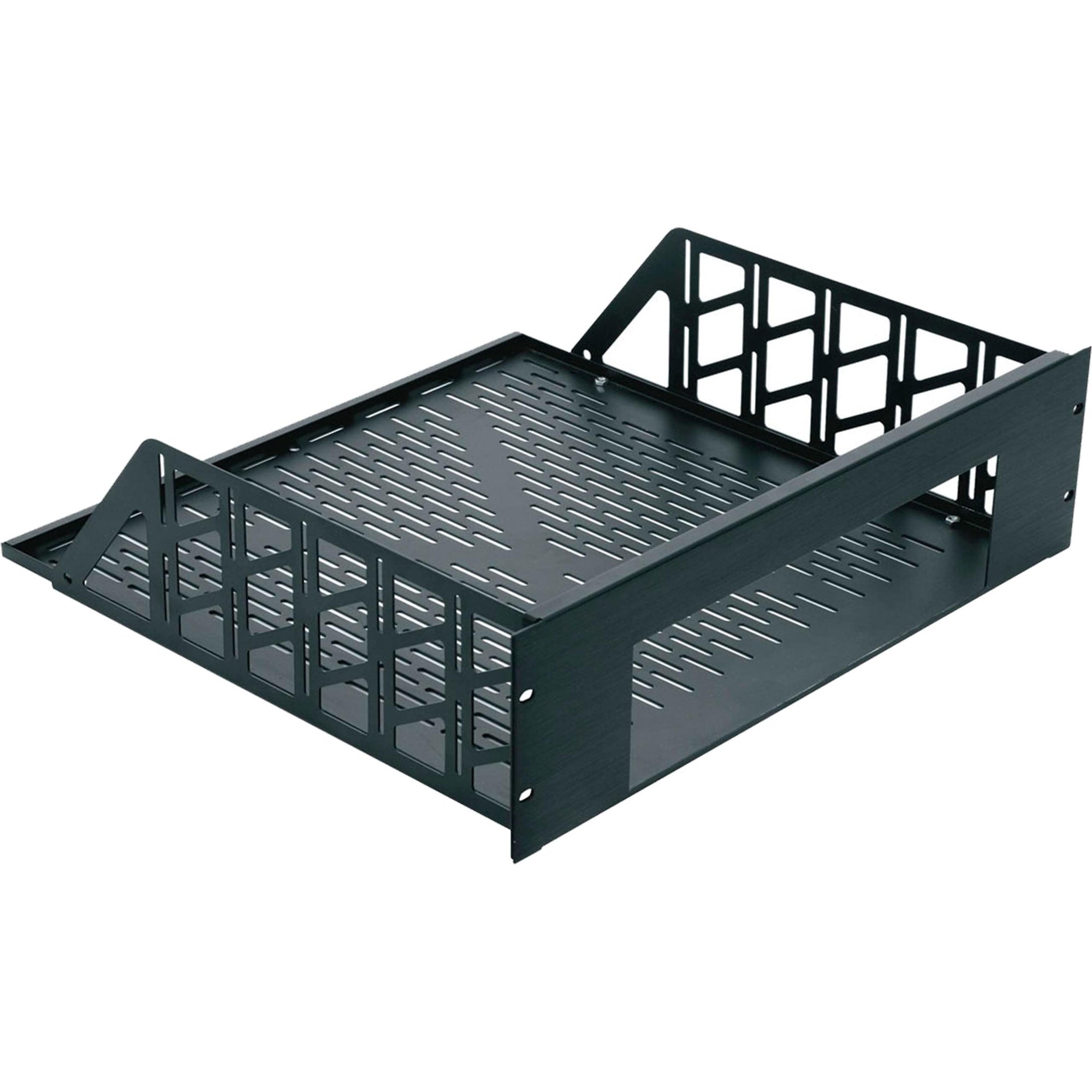 Middle Atlantic RSH4A6MW Custom Rack Shelf 6U, 14" Deep (Black Brushed)