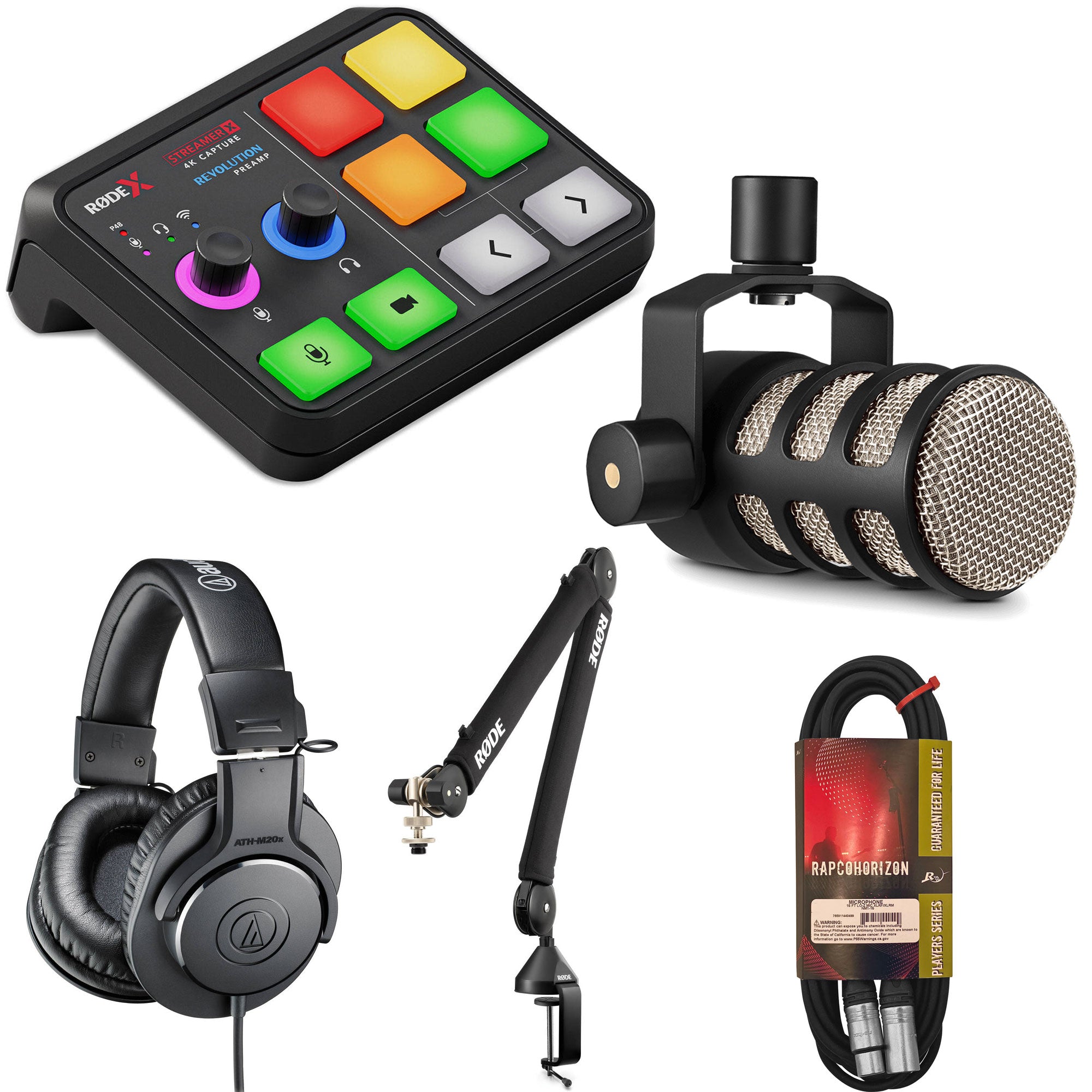 Rode Streamer X Streaming Video Podcasting Bundle