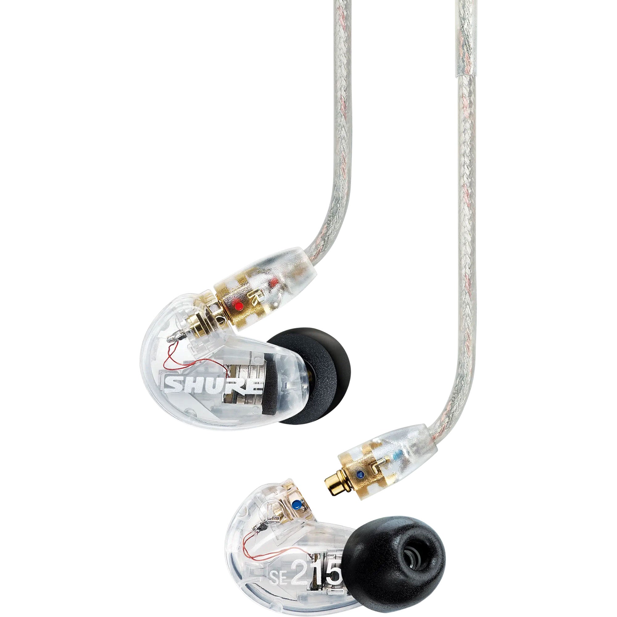 Shure SE215 Pro Professional Sound Isolating Earphones (Clear)