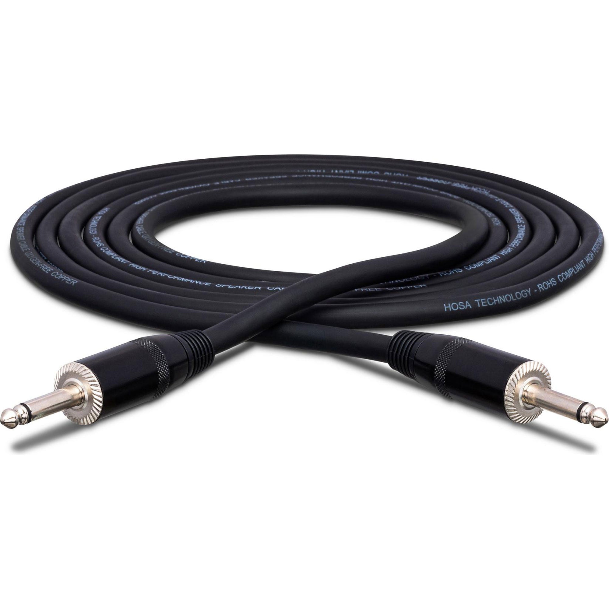 Hosa SKJ-425 REAN 1/4" TS to REAN 1/4" TS 14 AWG Pro Speaker Cable (25')