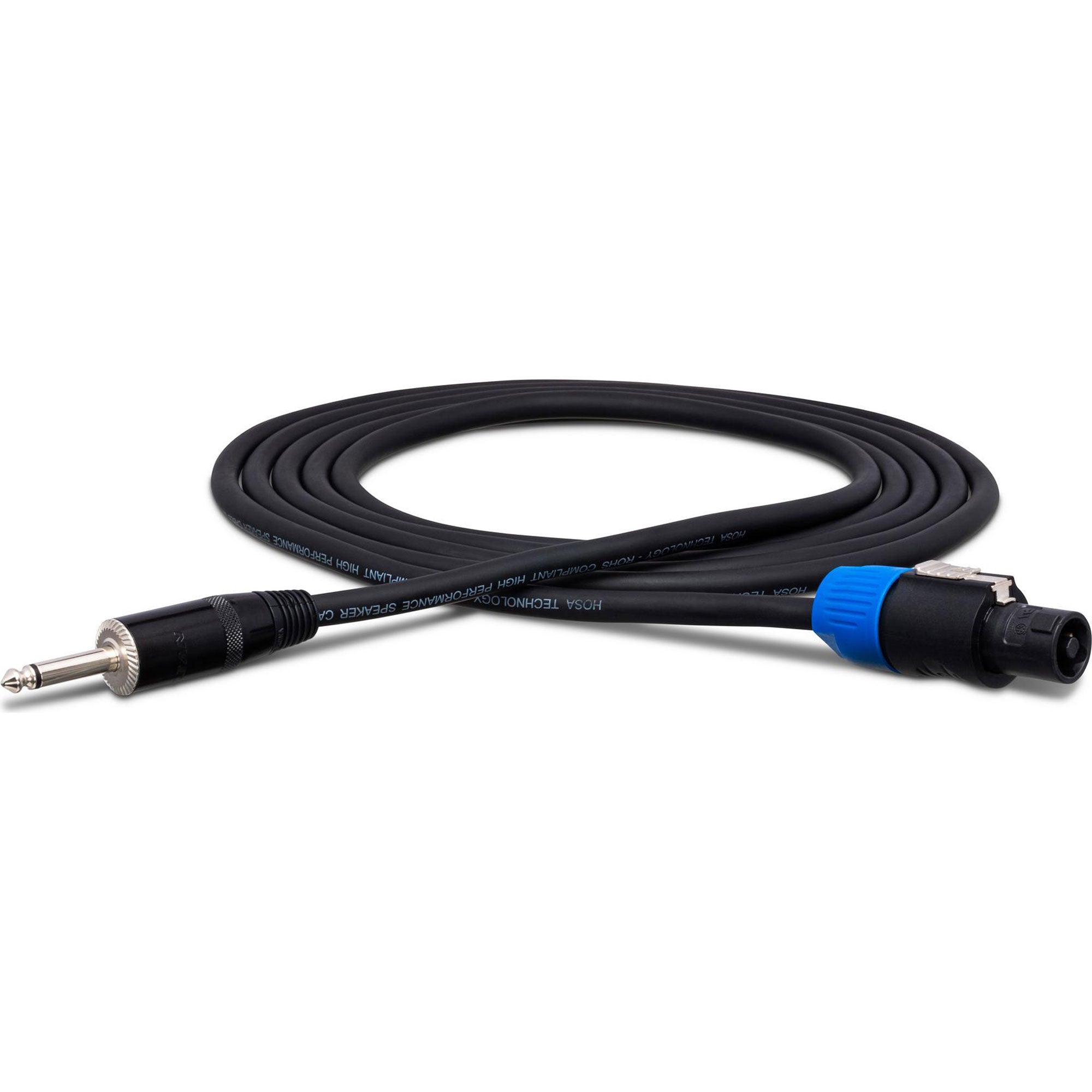 Hosa SKT-420Q REAN speakON to REAN 1/4" TS 14 AWG Pro Speaker Cable (20')