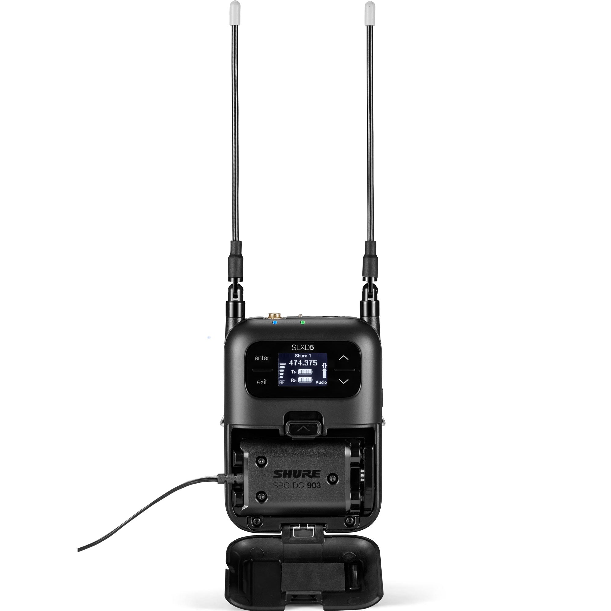 Shure SLXD5 Digital Camera-Mount Wireless Microphone Receiver (G58: 470-514 MHz)