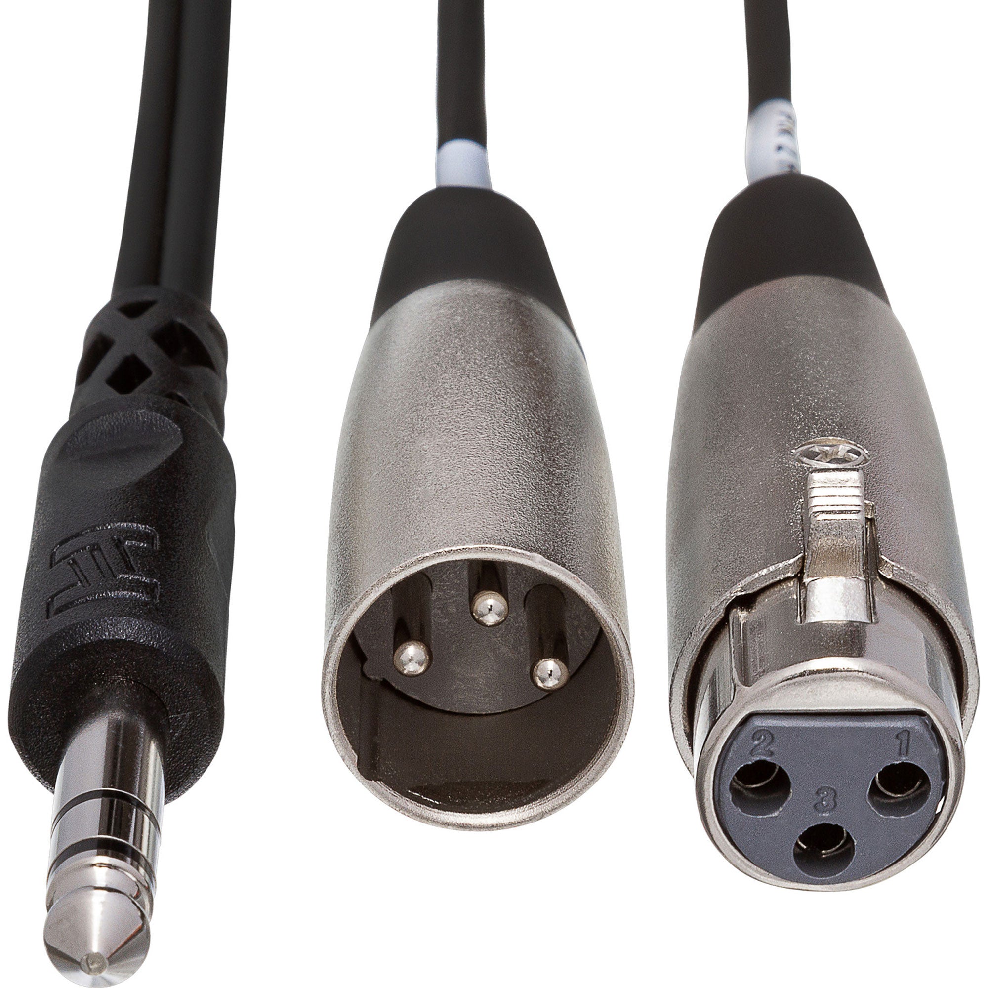 Hosa SRC-203 1/4" TRS Male to XLR Male/Female Insert Cable (10')