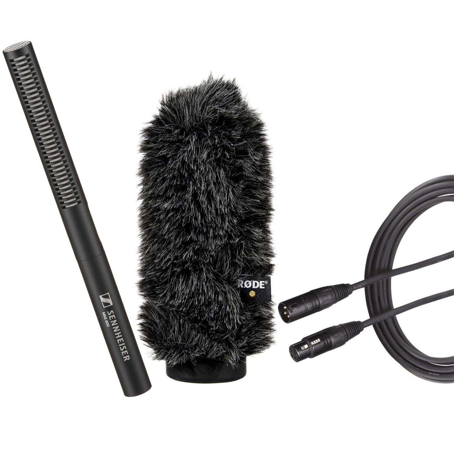 Sennheiser MKE600 Shotgun Microphone Location Recording Kit (Savings Bundle)