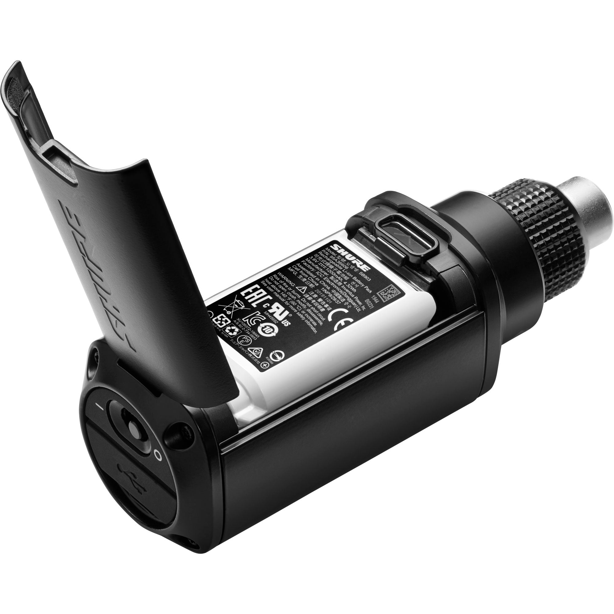 Shure SLXD3 Digital Plug-On XLR Transmitter (G58: 470-514 MHz)