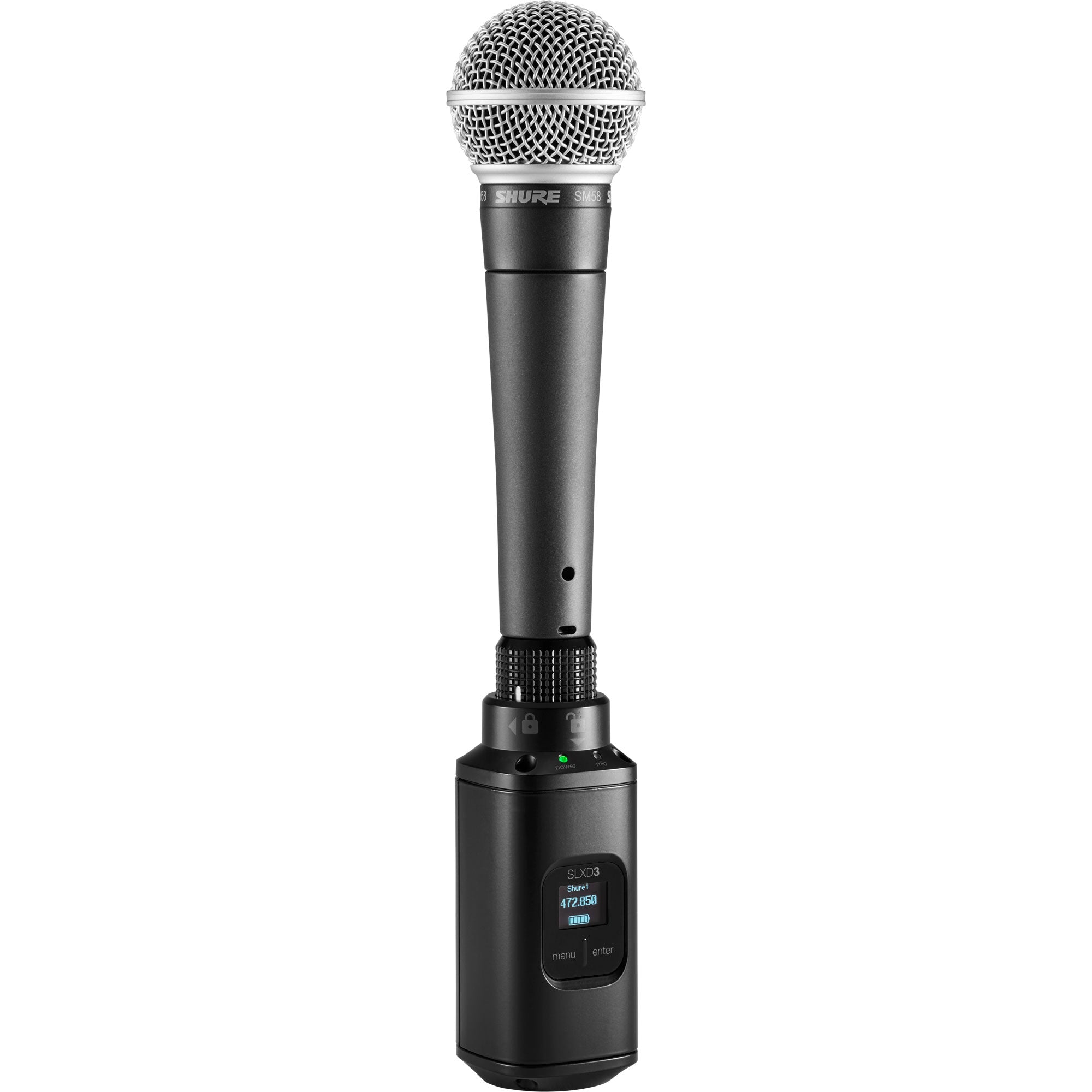 Shure SLXD3 Digital Plug-On XLR Transmitter (G58: 470-514 MHz)