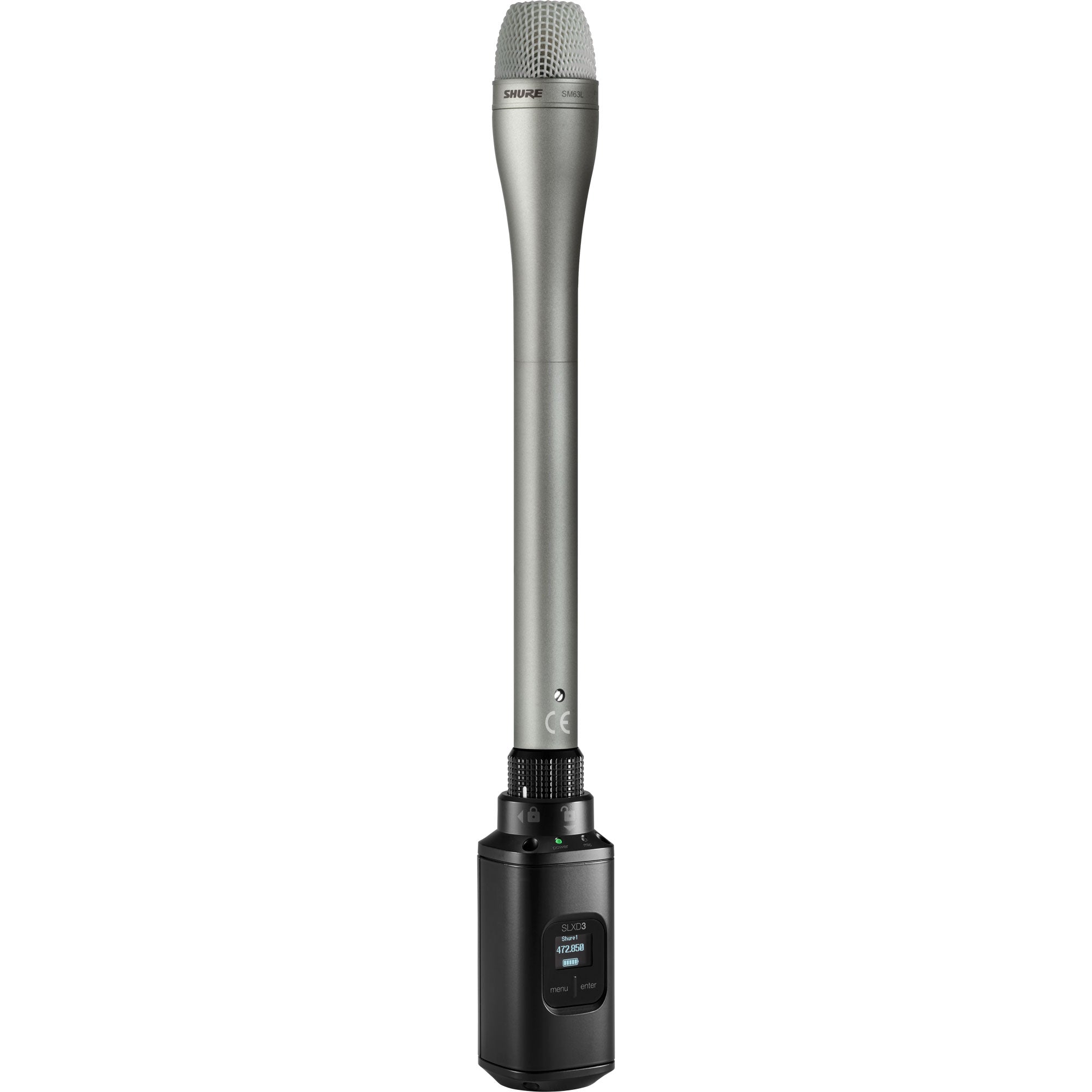 Shure SLXD3 Digital Plug-On XLR Transmitter (G58: 470-514 MHz)