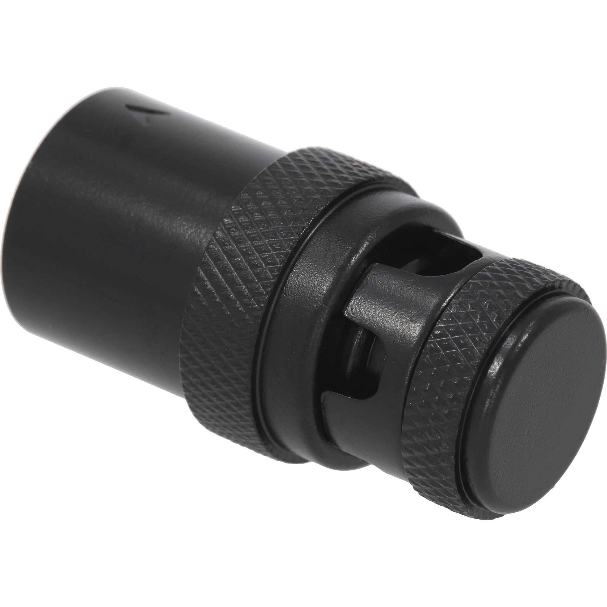 SquarePlug SPXA-MBK Low-Profile 90° Heavy-Duty Metal 3-Pin Male XLR Connector (Black)