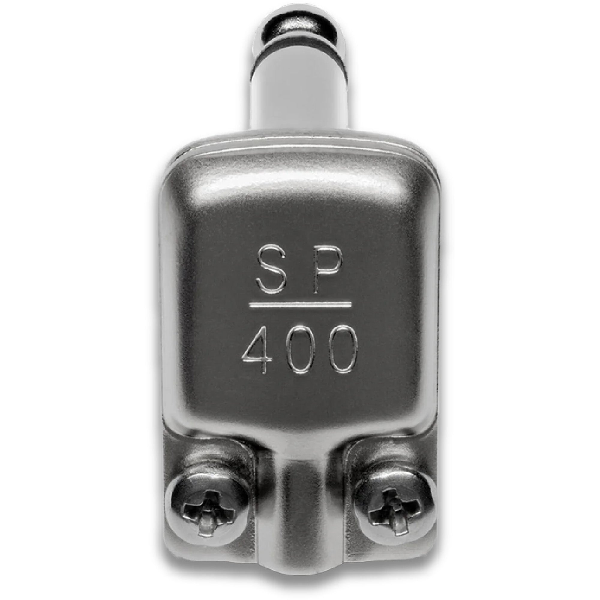 SquarePlug SP400 Compact Pancake Right-Angle 1/4" TS Mono Cable Plug (Matte Nickel)