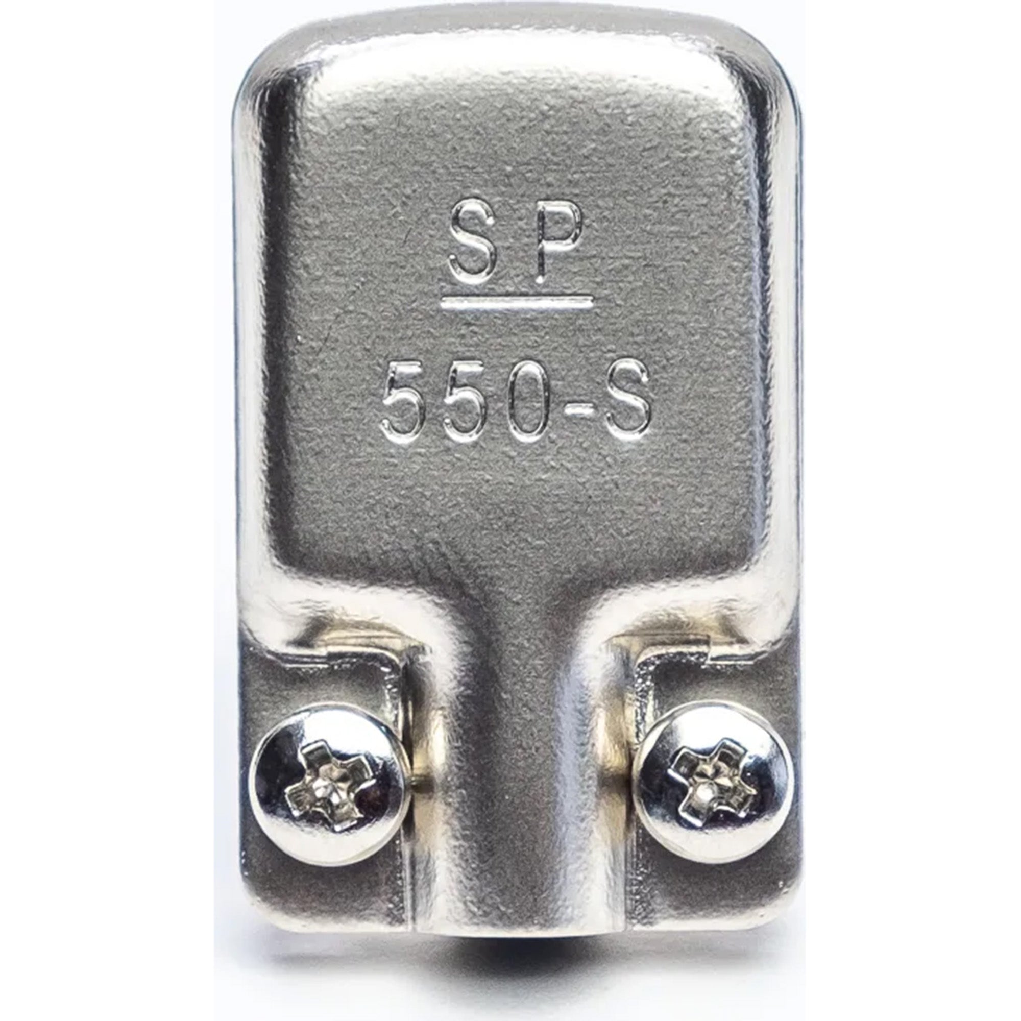 SquarePlug SP550-S Compact Pancake Right-Angle 1/4" TRS Stereo Cable Plug (Matte Nickel)