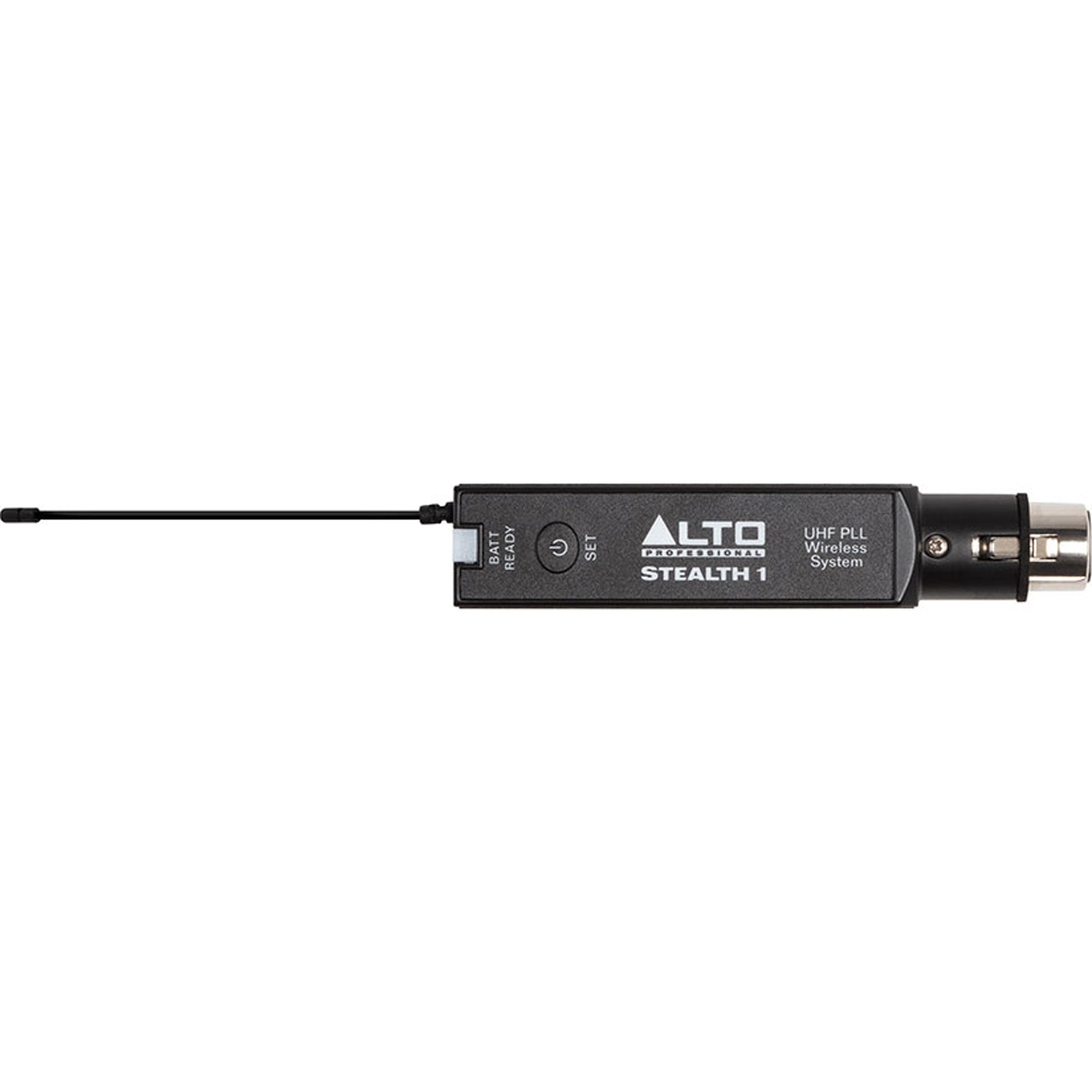 Alto Professional Stealth 1 Mono Wireless System for Powered Speakers or Mics (542-566 MHz)