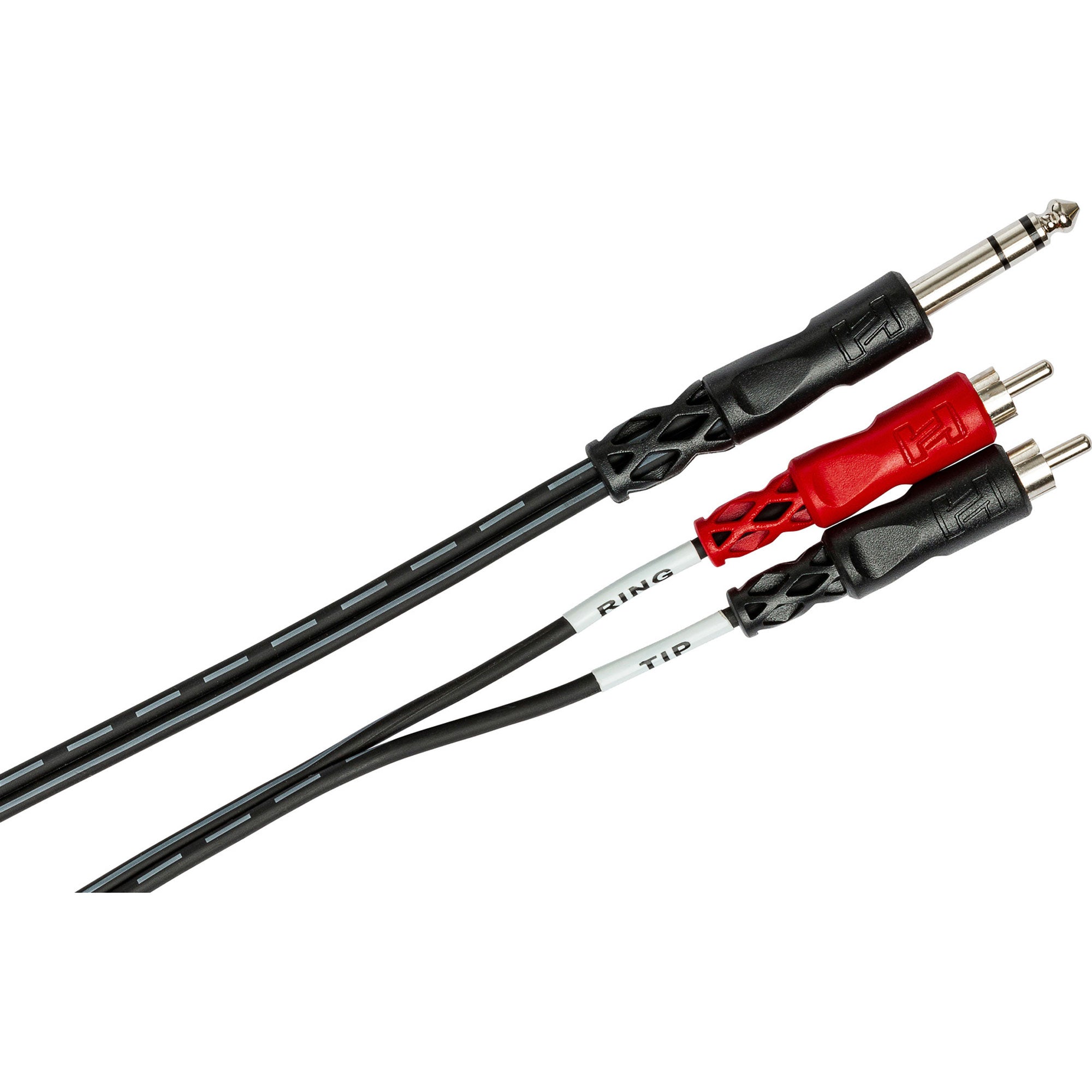 Hosa TRS-201 1/4" TRS to Dual RCA Insert Cable (3.3')