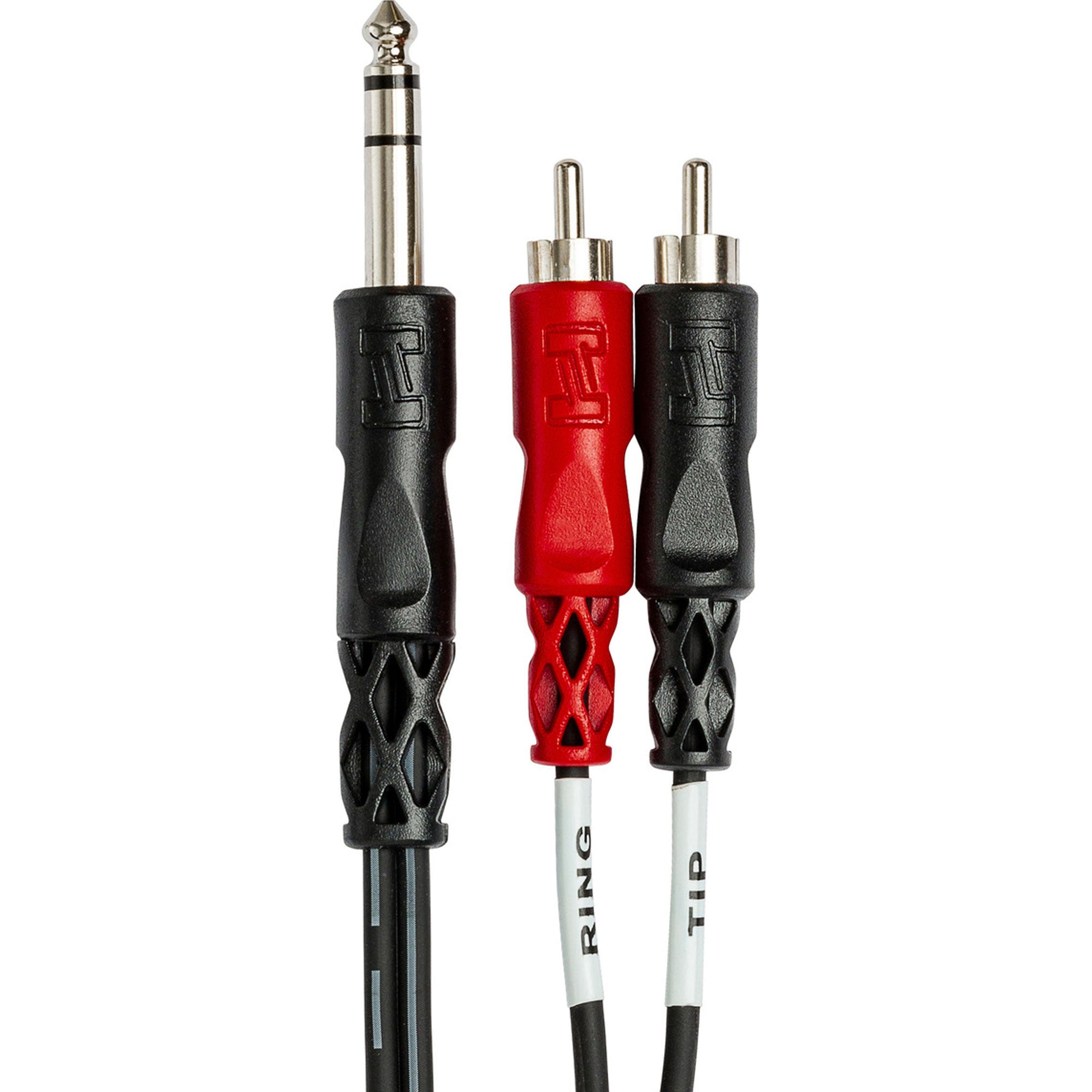 Hosa TRS-201 1/4" TRS to Dual RCA Insert Cable (3.3')