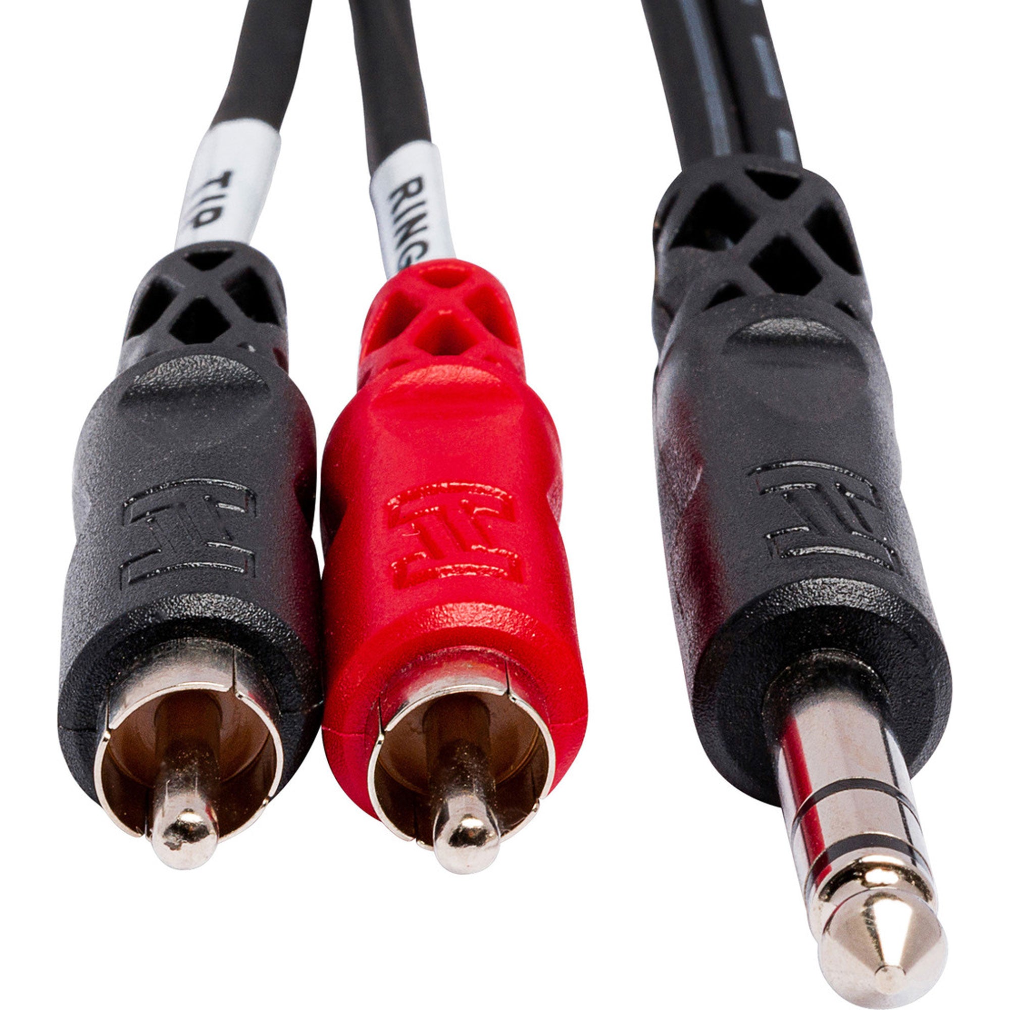 Hosa TRS-201 1/4" TRS to Dual RCA Insert Cable (3.3')