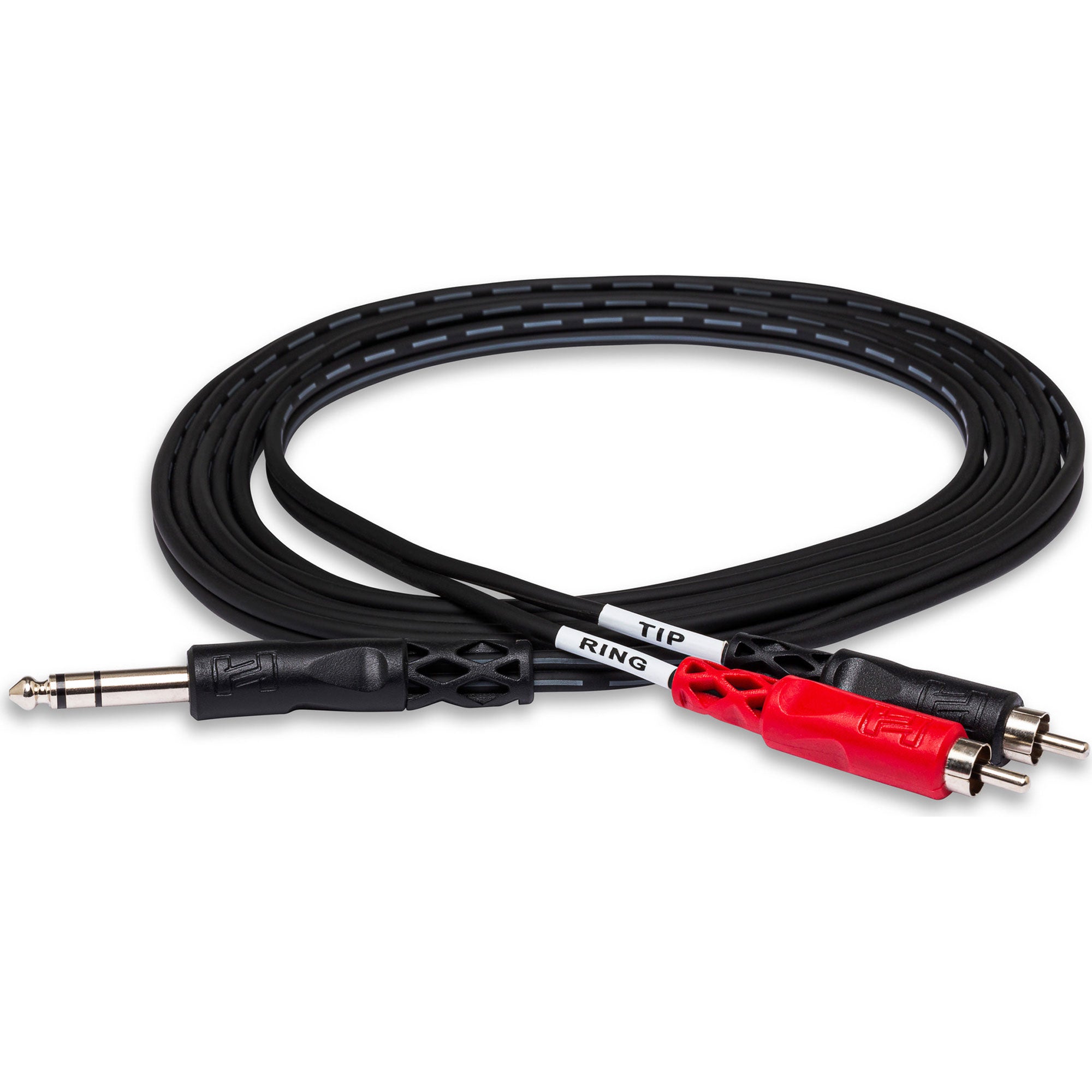 Hosa TRS-201 1/4" TRS to Dual RCA Insert Cable (3.3')