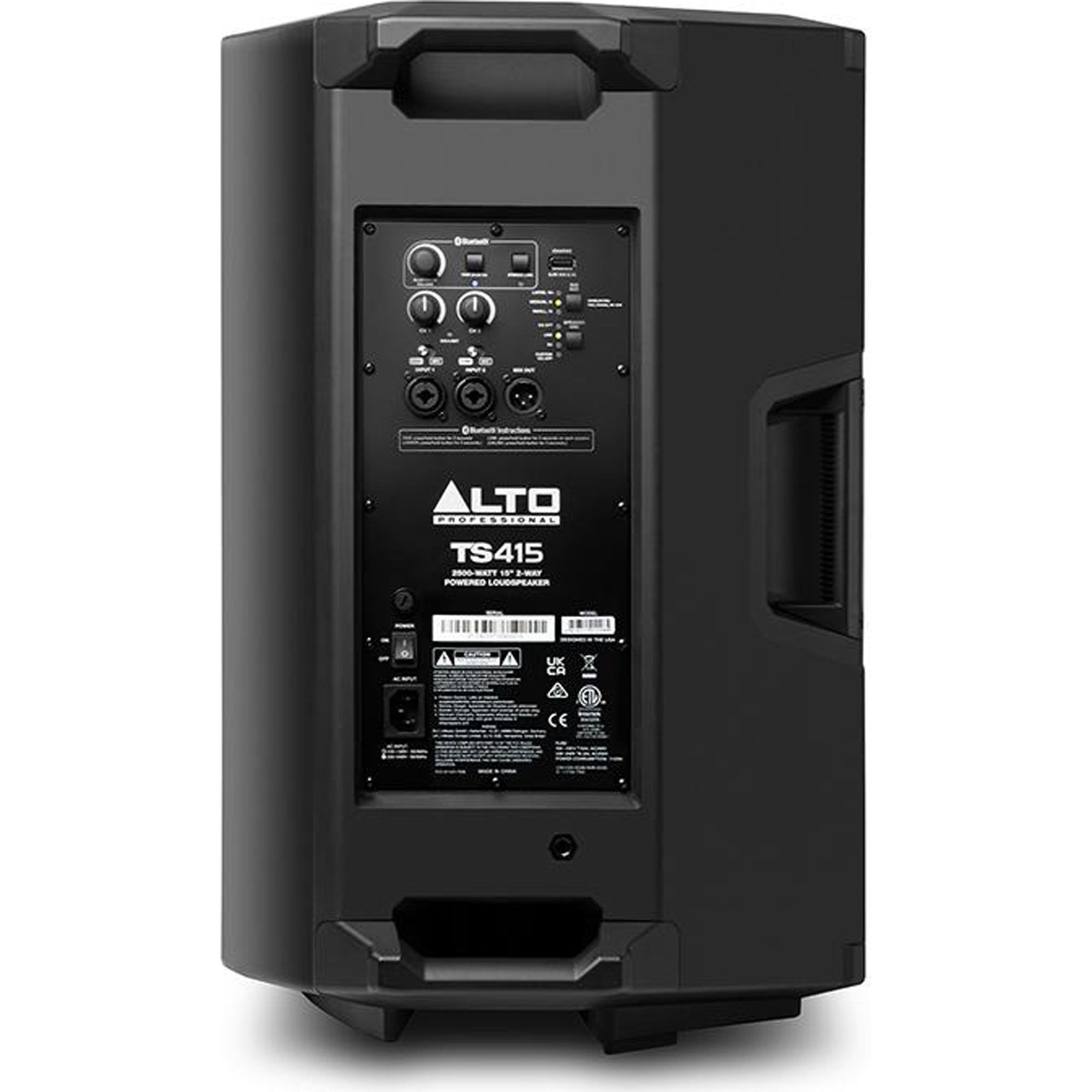 Alto Professional TS415 TrueSonic 4 Series 2500W 2-Way Active Loudspeaker with Bluetooth (15")