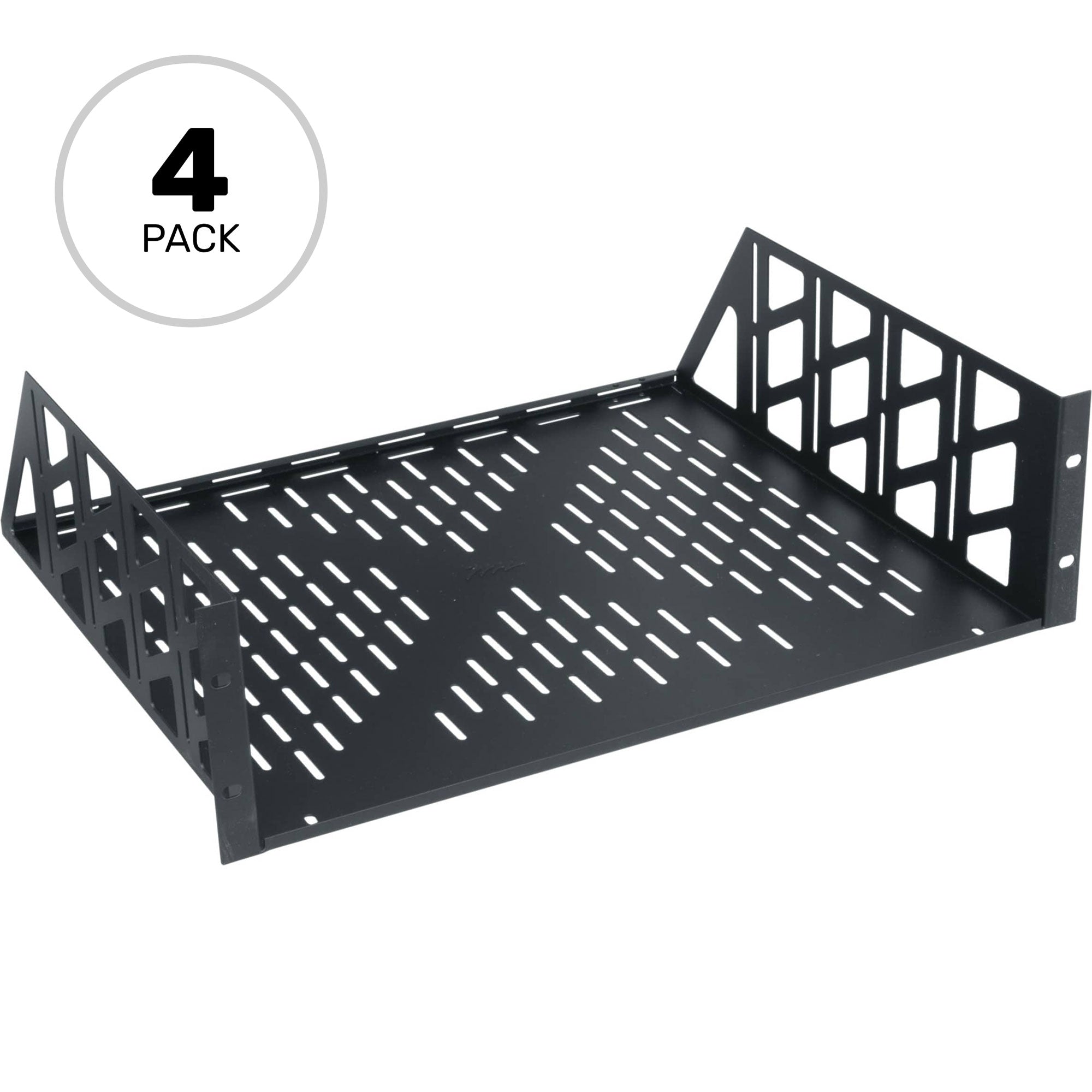 Middle Atlantic U3V-4 Vented Rack Shelf 3U (4 Pack)