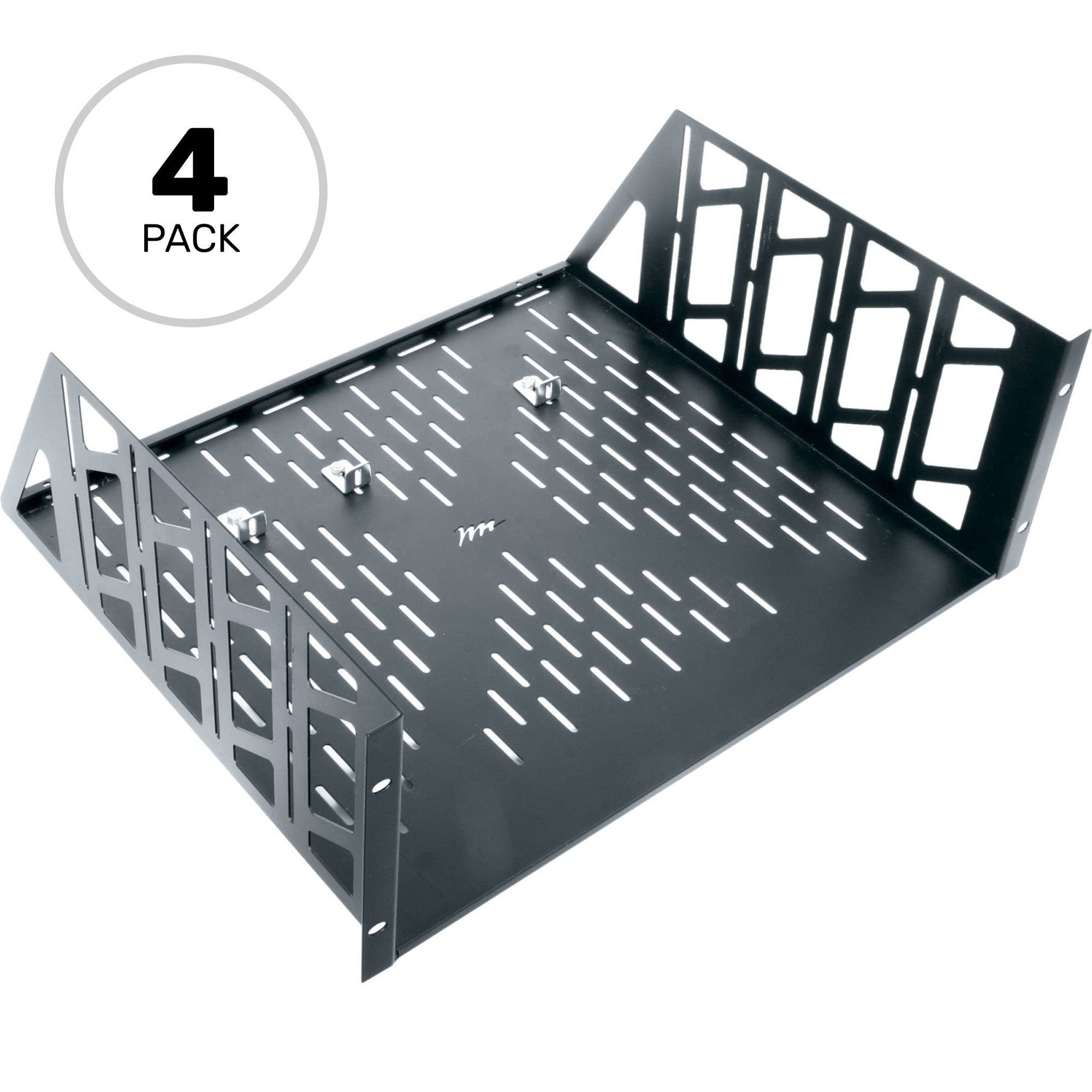 Middle Atlantic U4V-4 Vented Rack Shelf 4U (4 Pack)