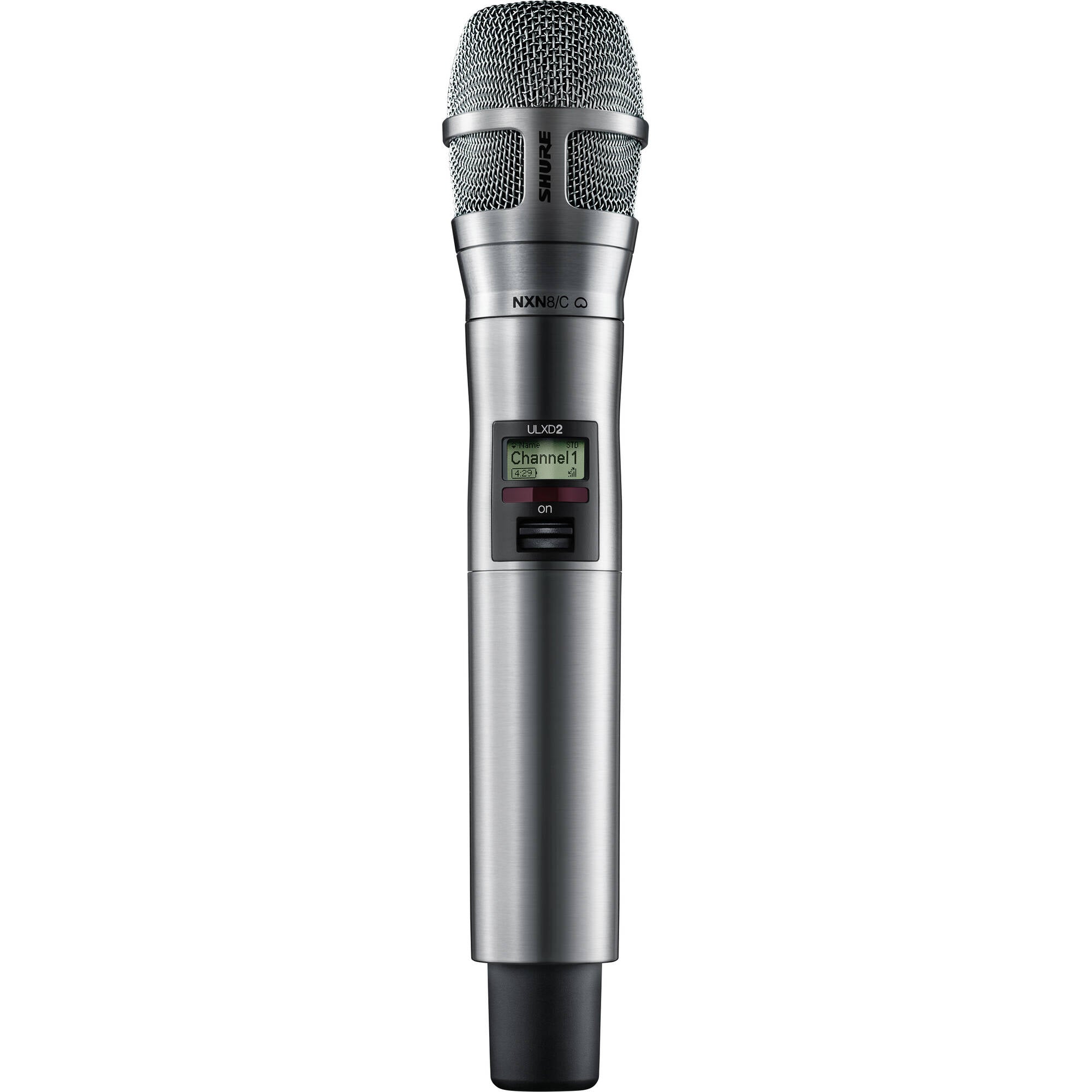 Shure ULXD2/N8CN Handheld Wireless Transmitter with Nexadyne 8/C Capsule (H50: 534-597 MHz, Nickel)