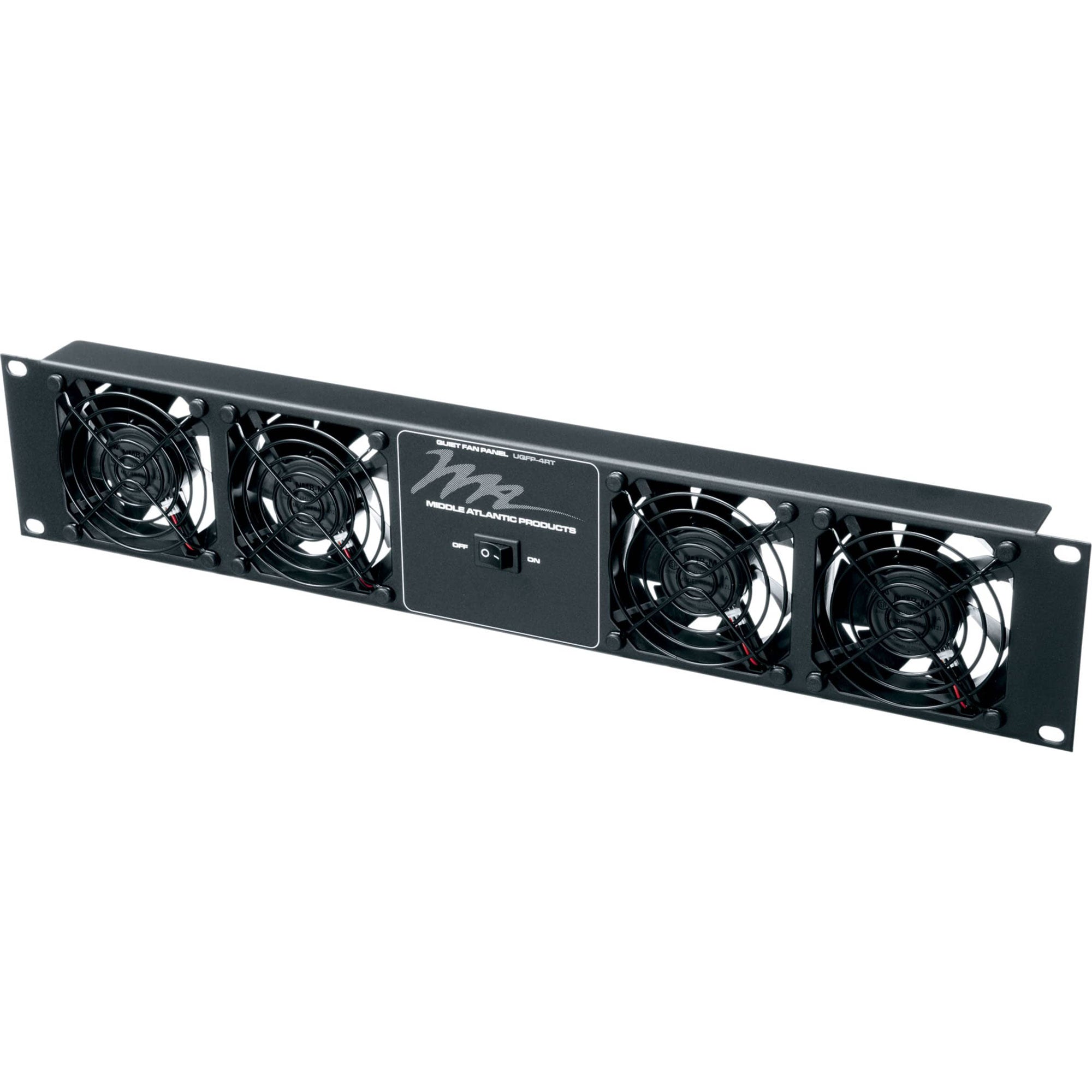 Middle Atlantic UQFP-4RT Economical Ultra Quiet Rack Fan Panel (4 Fans)