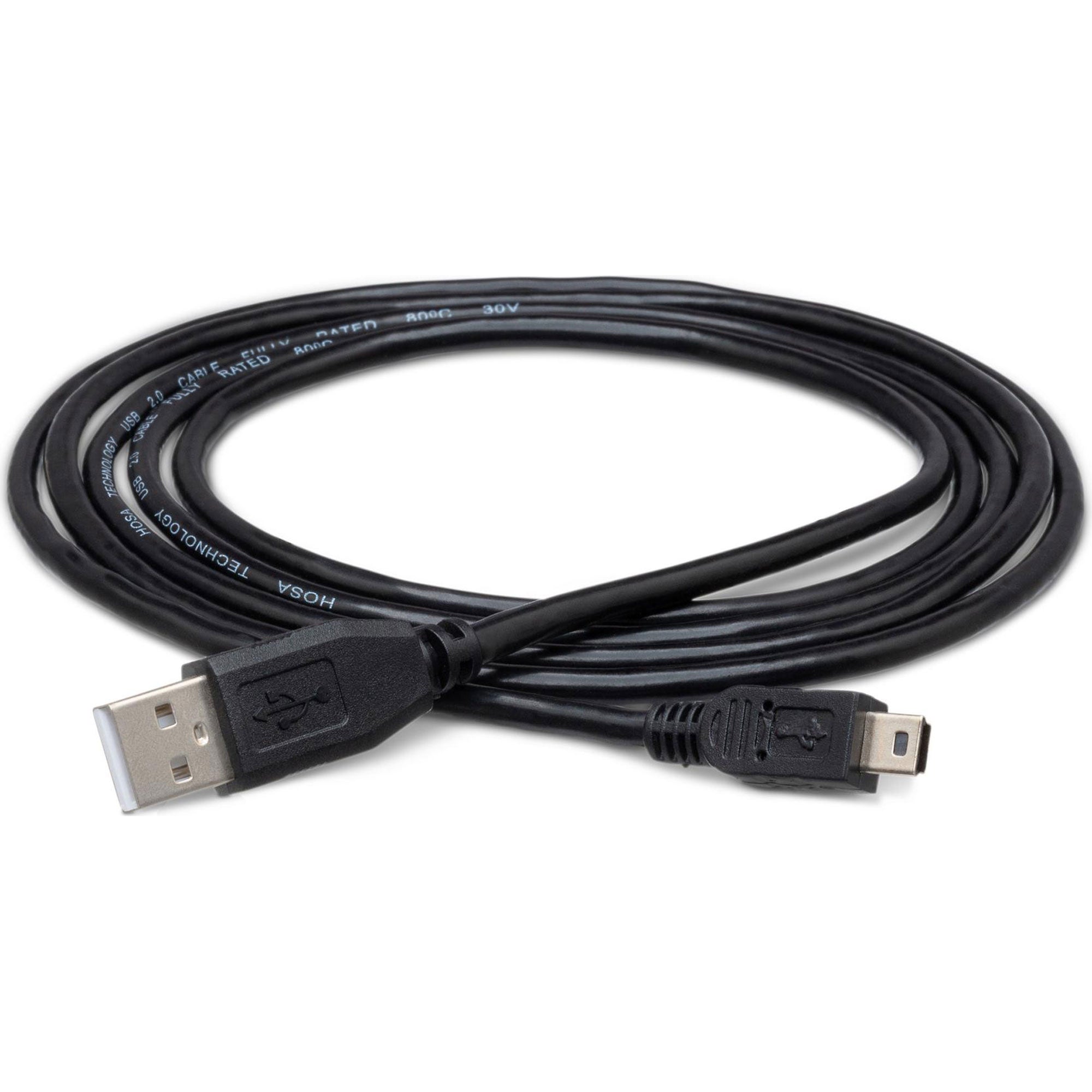 Hosa USB-206AM High Speed Type A to Mini-B USB Cable (6')