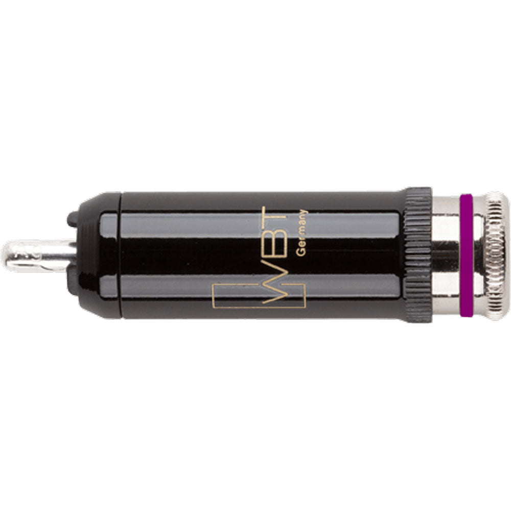 WBT 0102-Ag NextGen Silver Signature Male RCA Connector (Single, Purple)