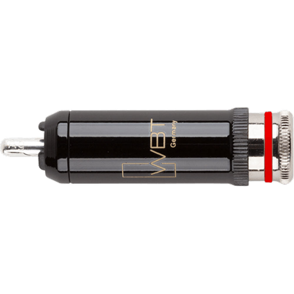 WBT 0102-Ag NextGen Silver Signature Male RCA Connector (Single, Red)