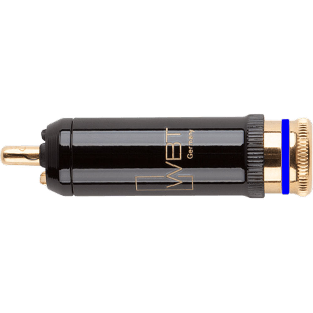 WBT 0102-Cu NextGen Gold Topline Male RCA Connector (Single, Blue)